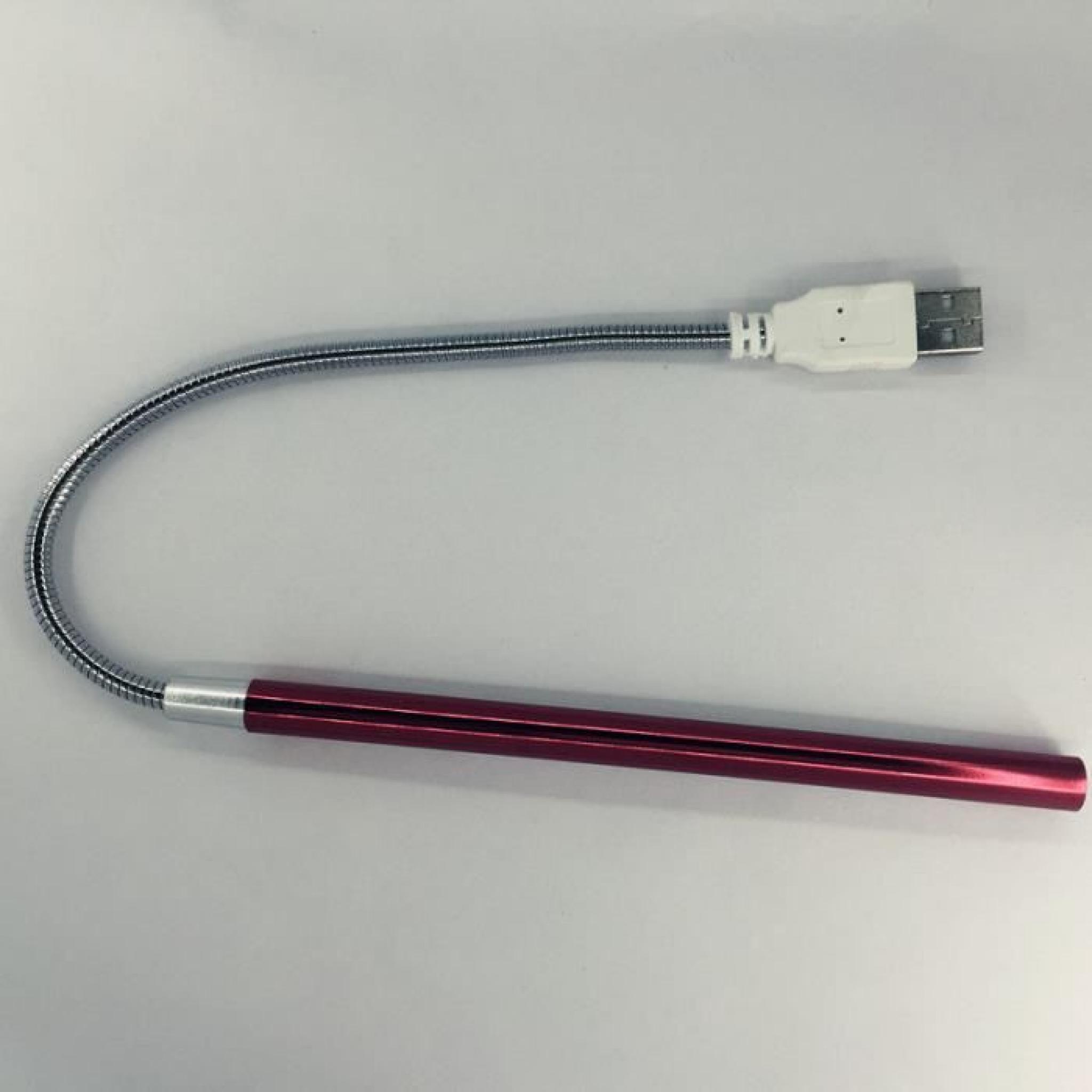 Lampe USB pour ordinateur portable ou Notebook Rouge pas cher