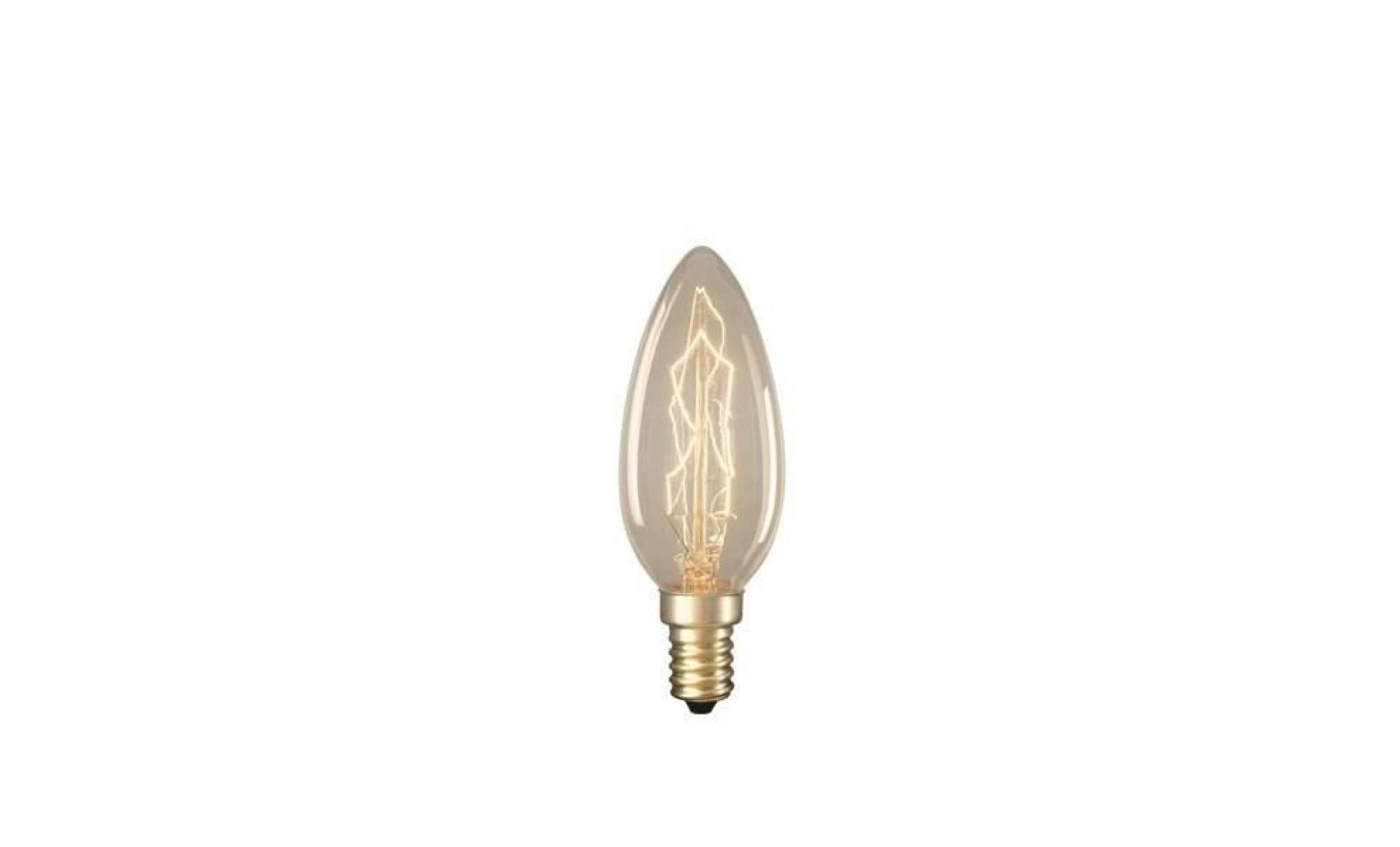 Lampe vintage bulb Edison E14 C35 pas cher