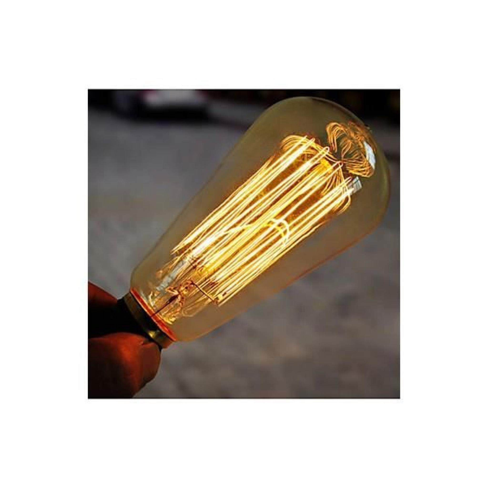 Lampe vintage bulb Edison E14 ST48