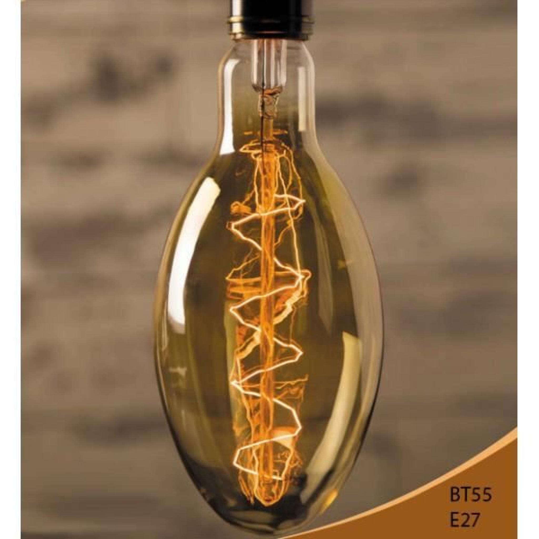 Lampe vintage bulb Edison E27 BT55