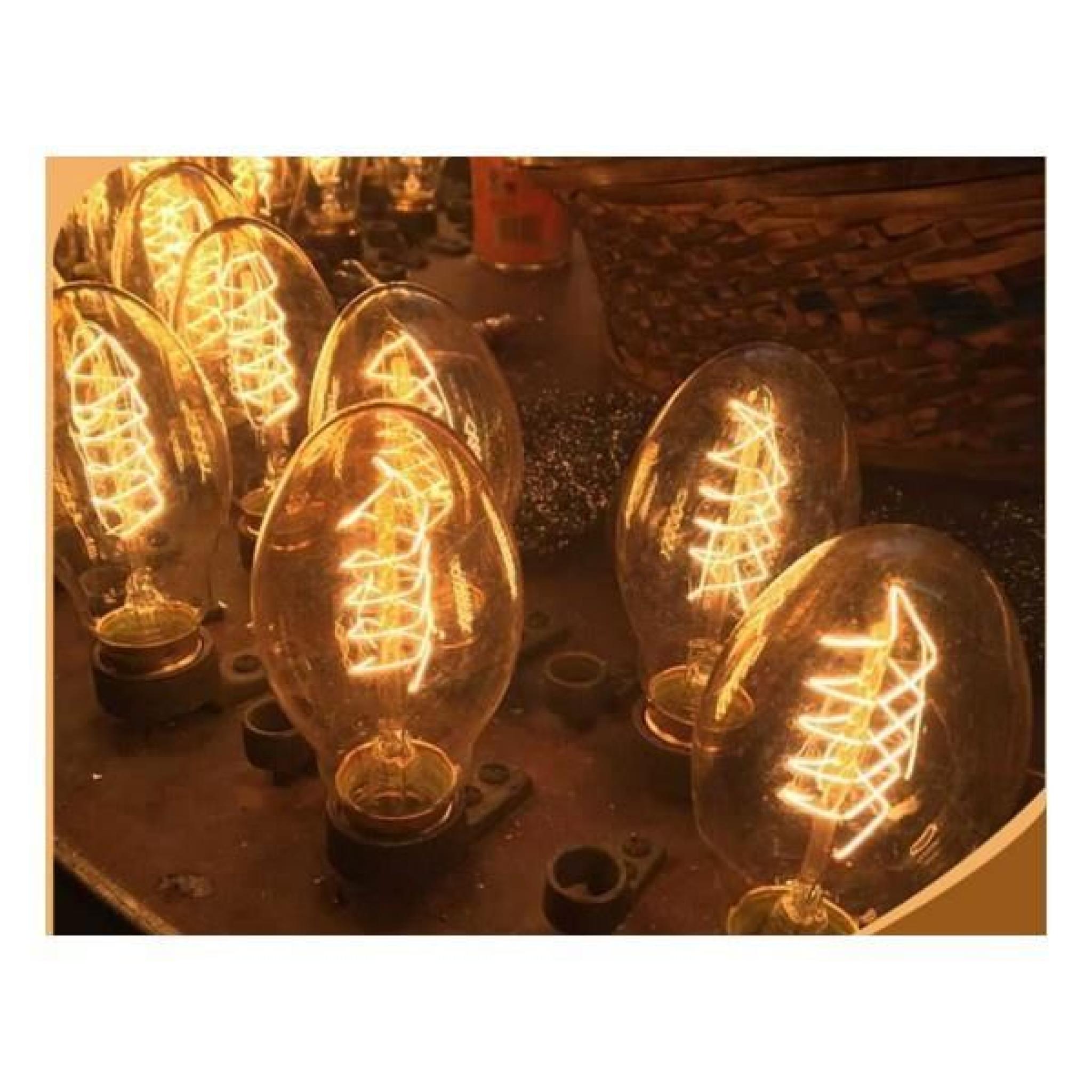 Lampe vintage bulb Edison E27 BT55 pas cher