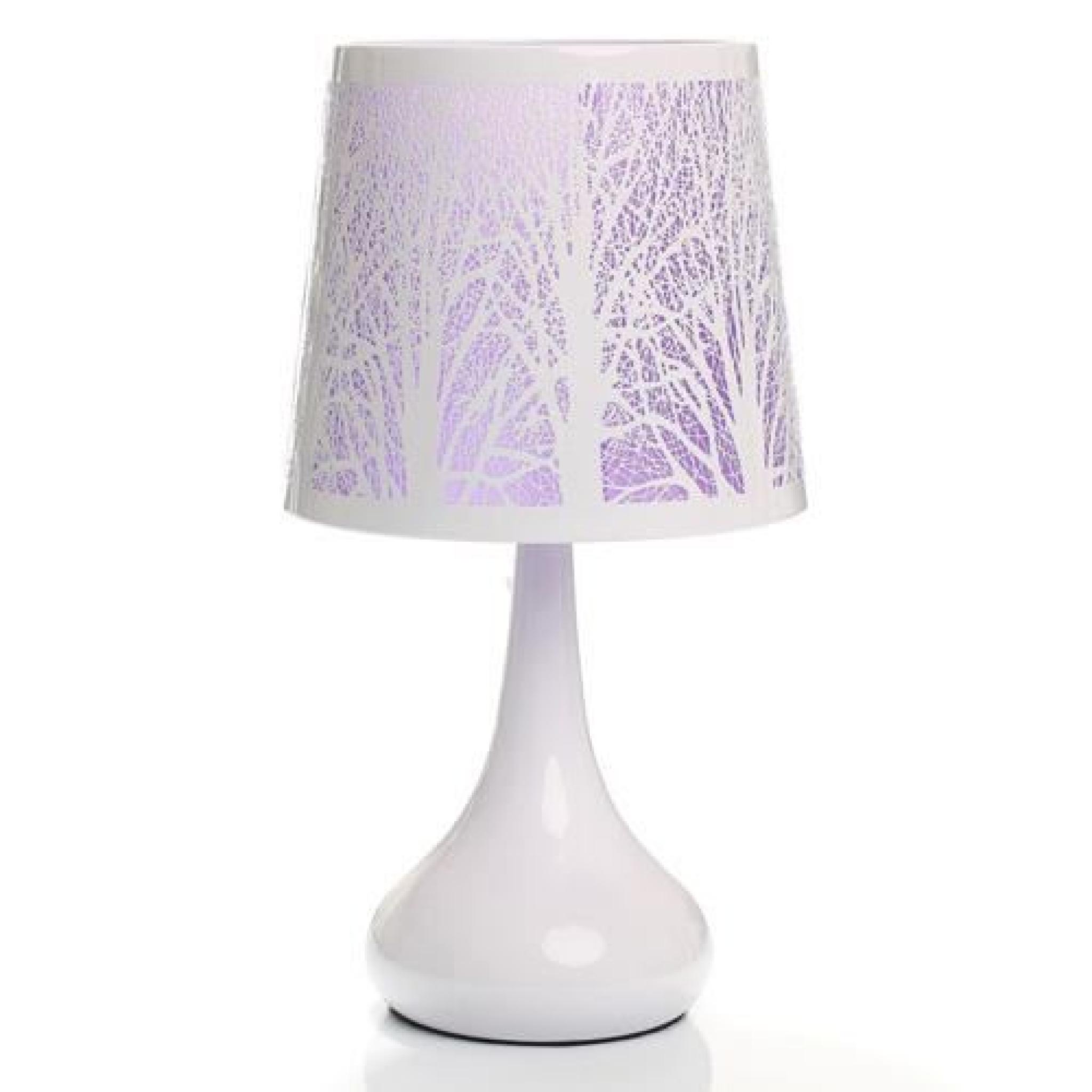 Lampe White Touch - Arbre - Violet