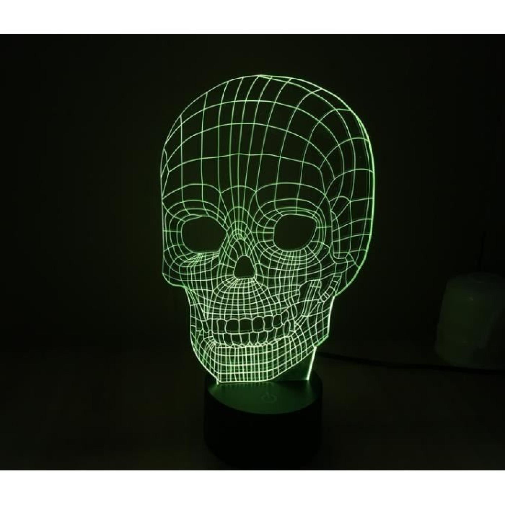 Lampes de crâne 3D stéréoscopique Vision tableau pas cher