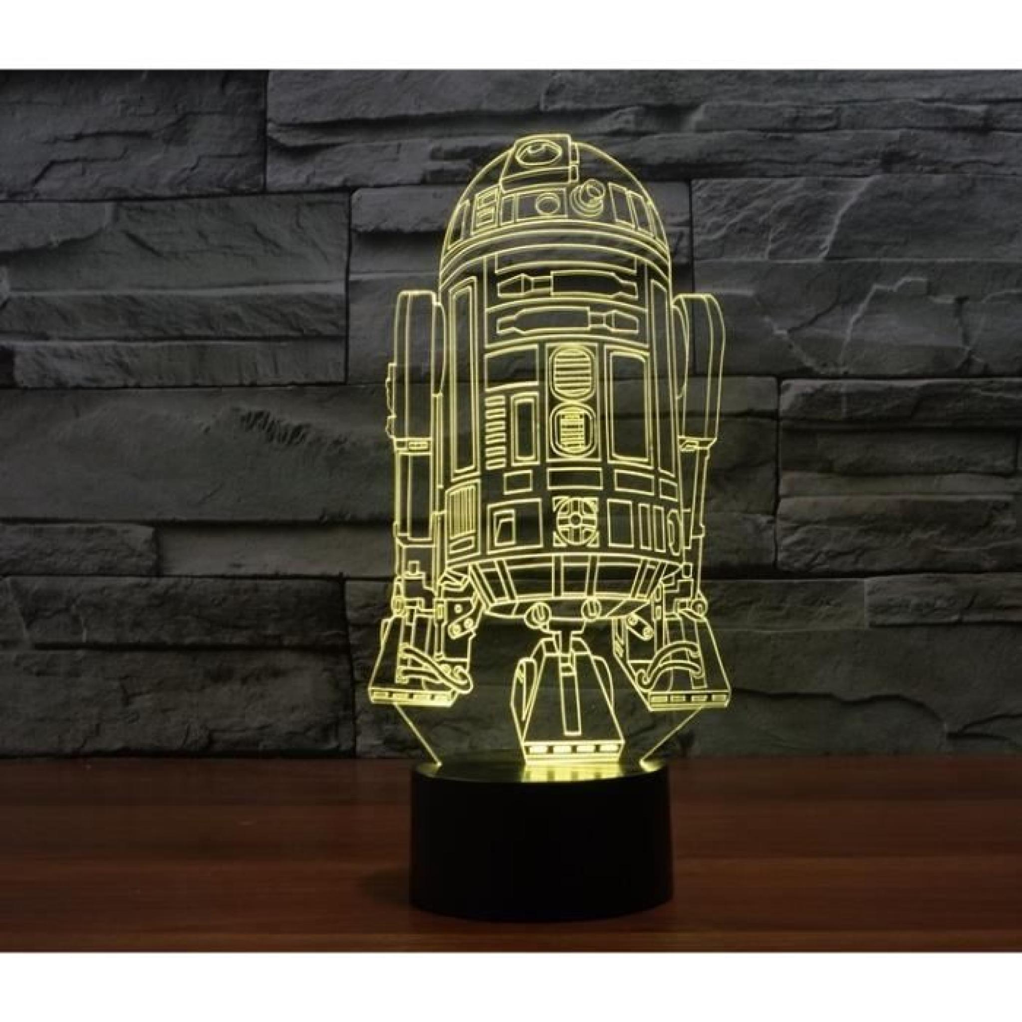 Lampes de cuirassé Star Wars 3D pas cher