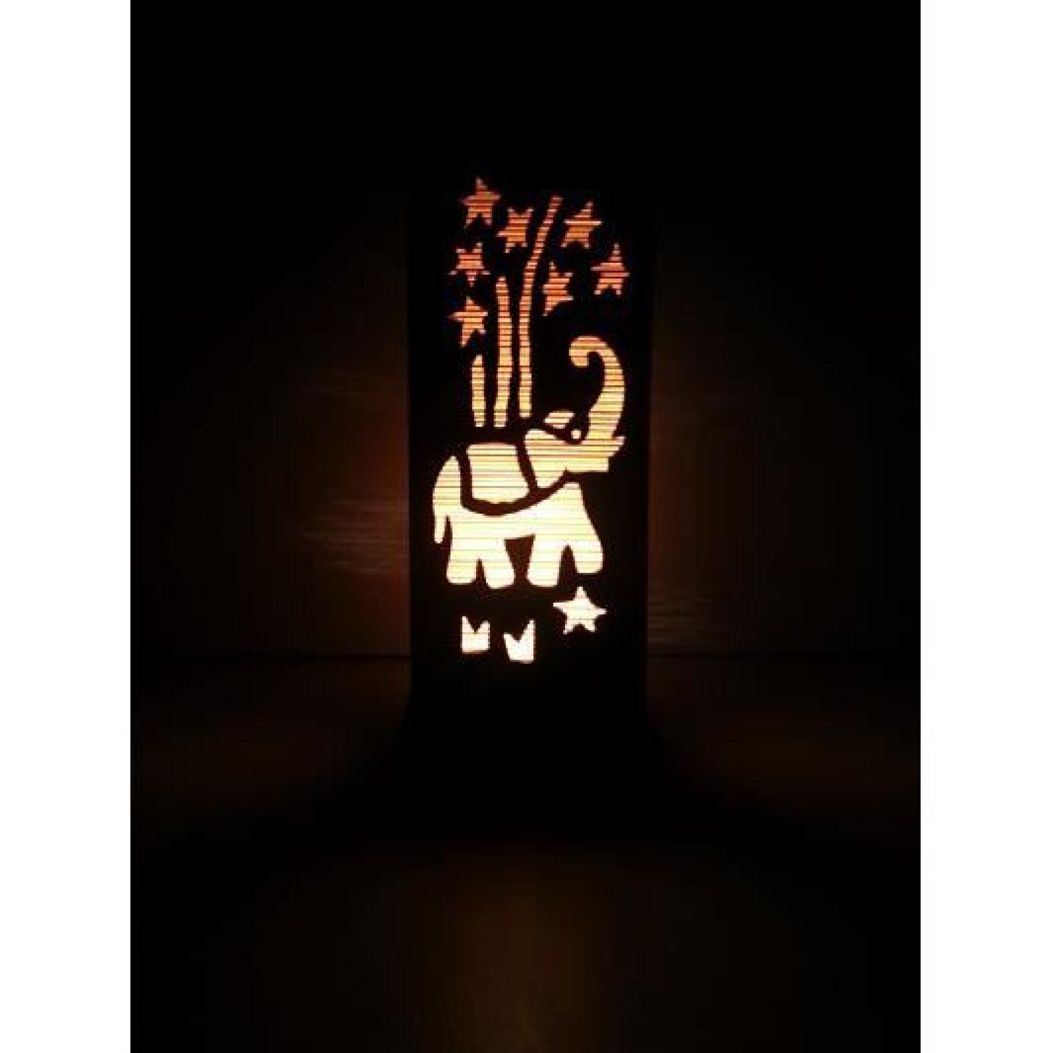 Lampes décorative d'ambiance Thaïlandaise﻿ (Eléphant) pas cher