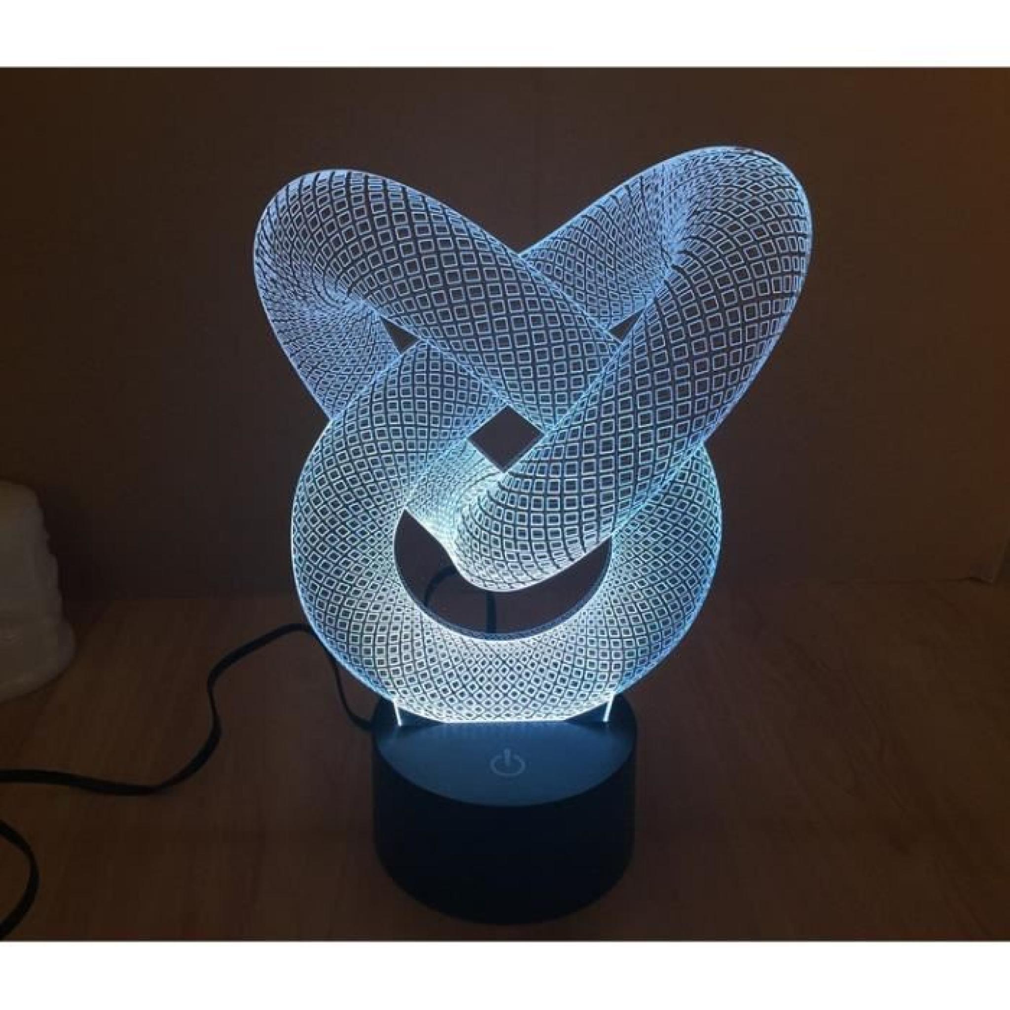 Lampes LED Creative perspective Acrylique Tableau visuelle