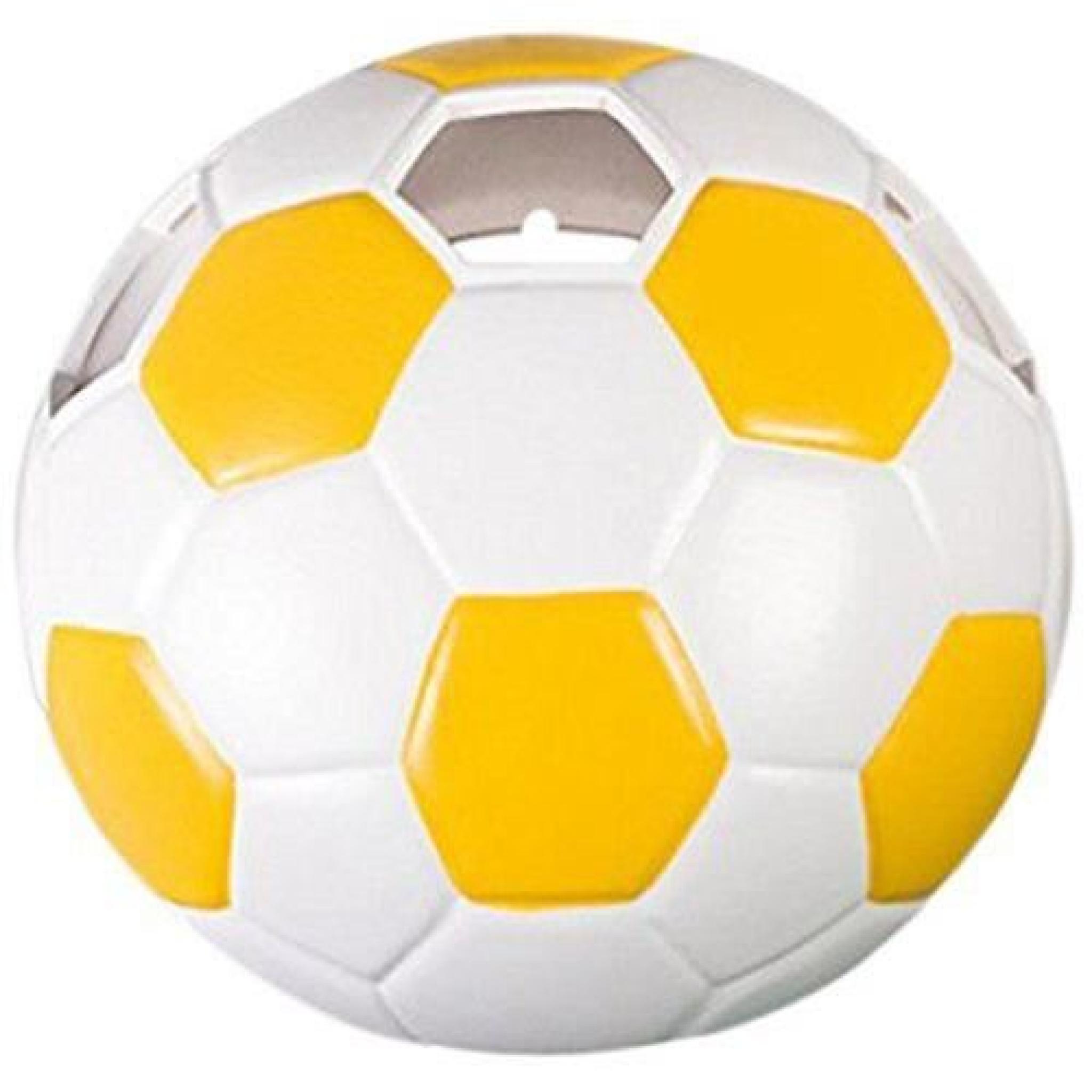 Lampex 101/PZO Pilka Applique murale Motif ballon de football Jaune