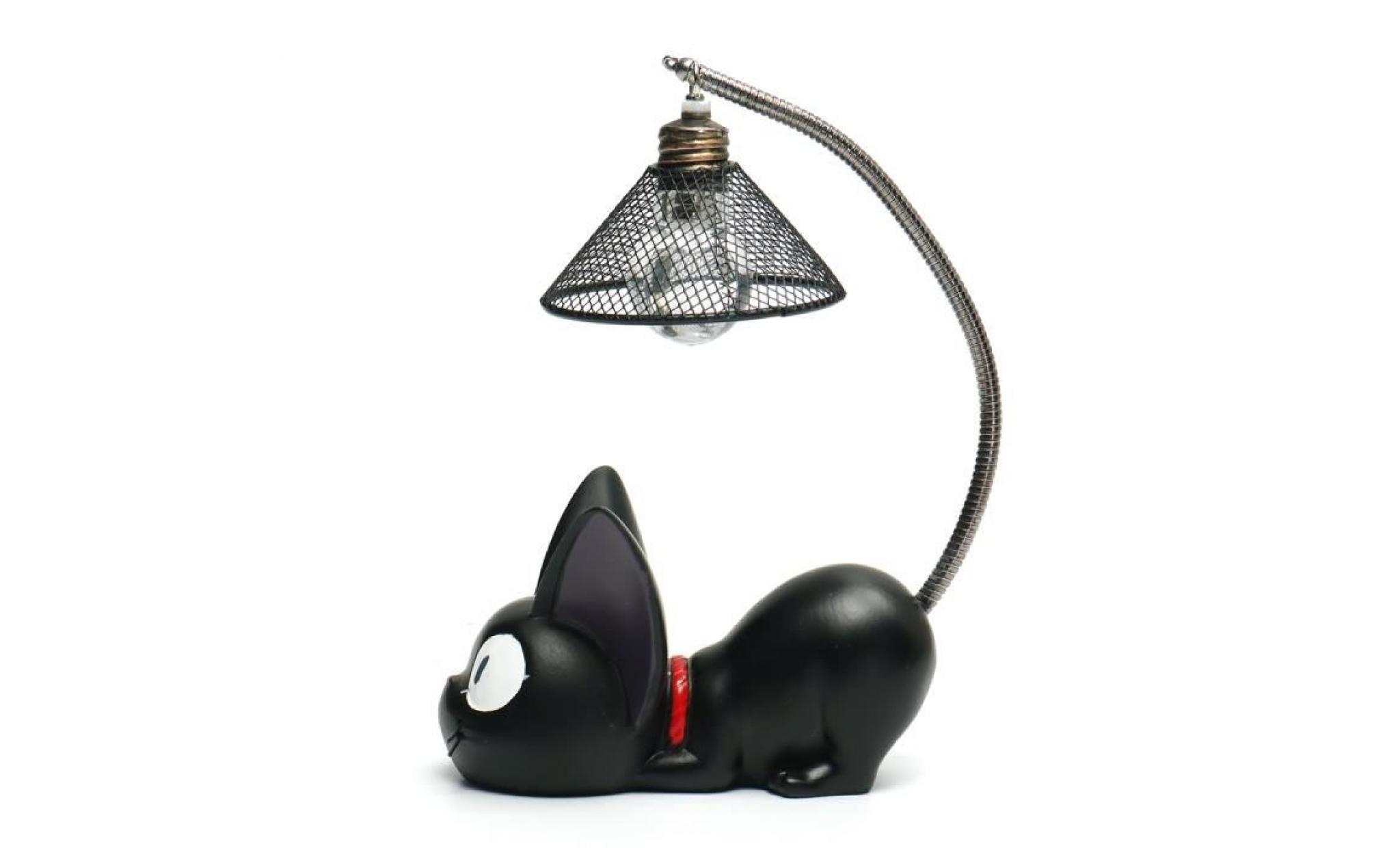 veilleuse lampe nuit chat creative mini lampe a poser lampe de table cadeau enfant pas cher