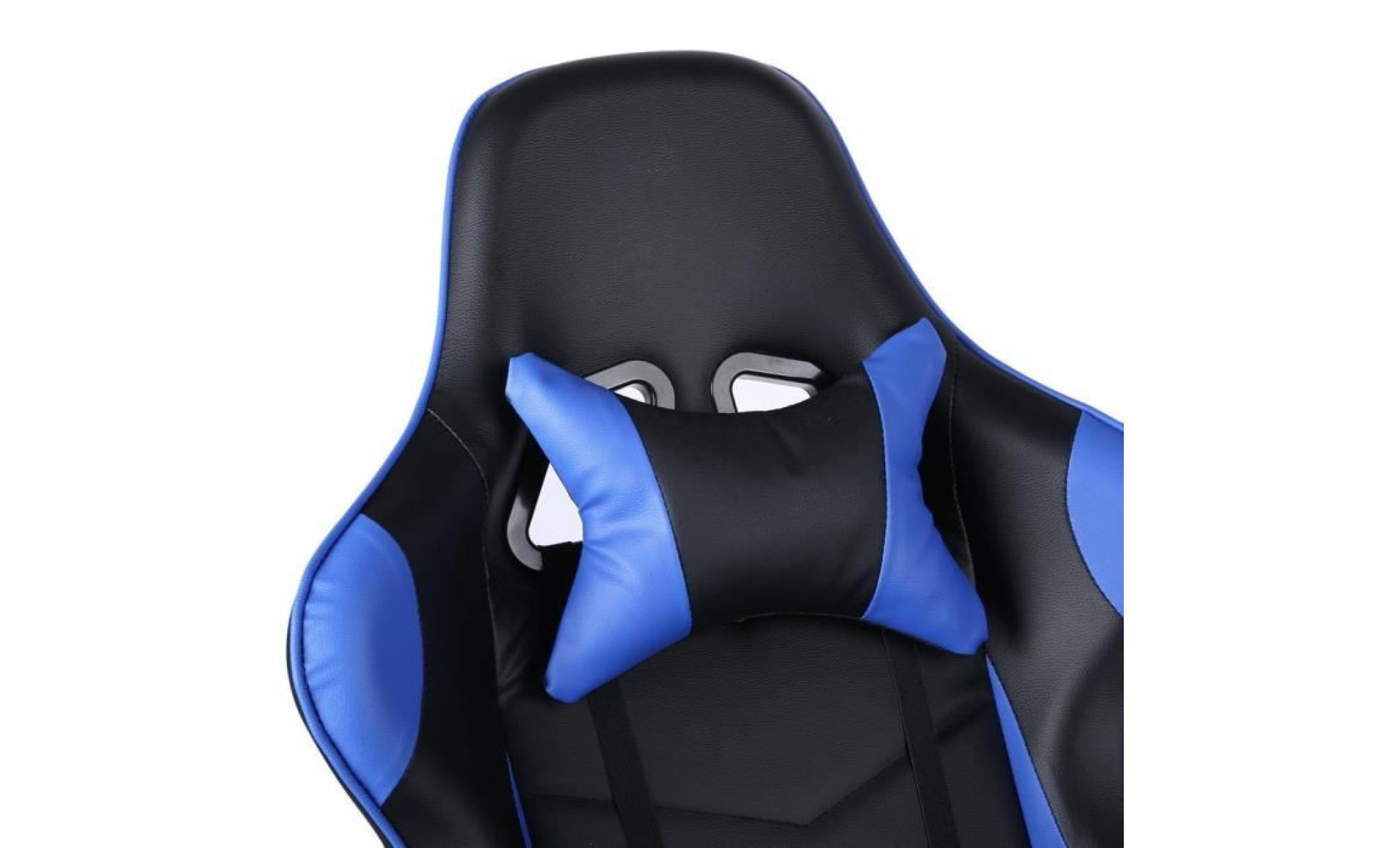 le roi du monde   chaise de jeu hauteur de siège réglable roulettes à 360 degrés bleu pas cher