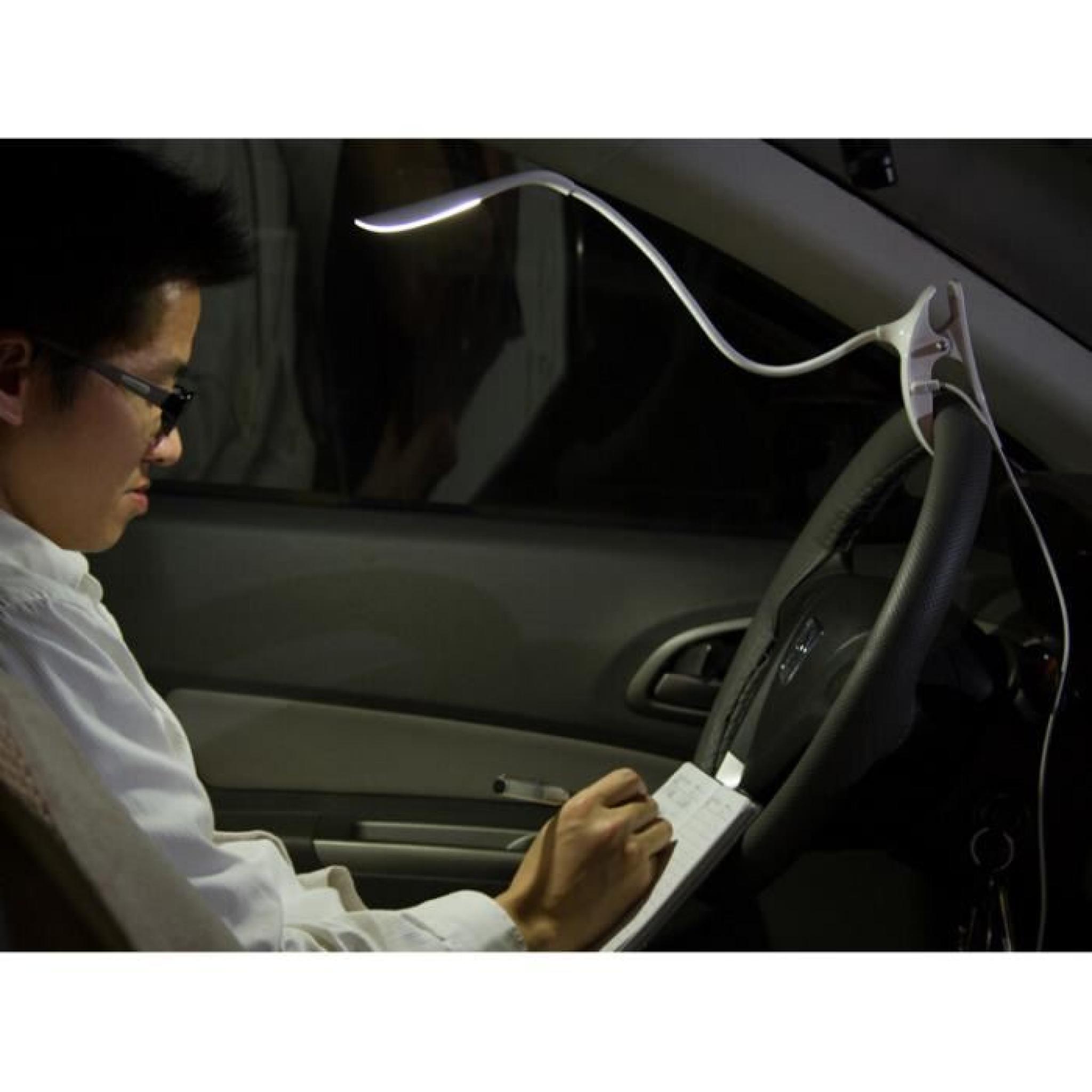 LED Flexible Light Reading Clip-on Table de lit Bureau d'étude de la lampe côté pas cher