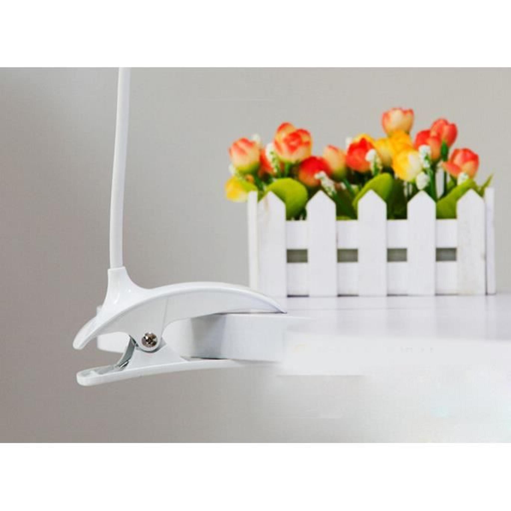 LED Flexible Light Reading Clip-on Table de lit Bureau d'étude de la lampe côté pas cher