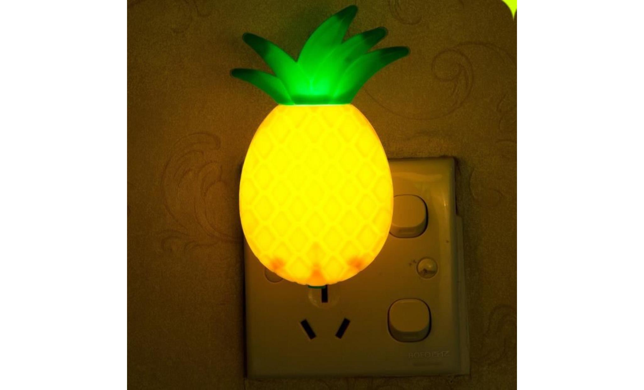 led night lamp interrupteur ananas fruit cartoon série lumière lampe de nuit yxp70811644_109 pas cher
