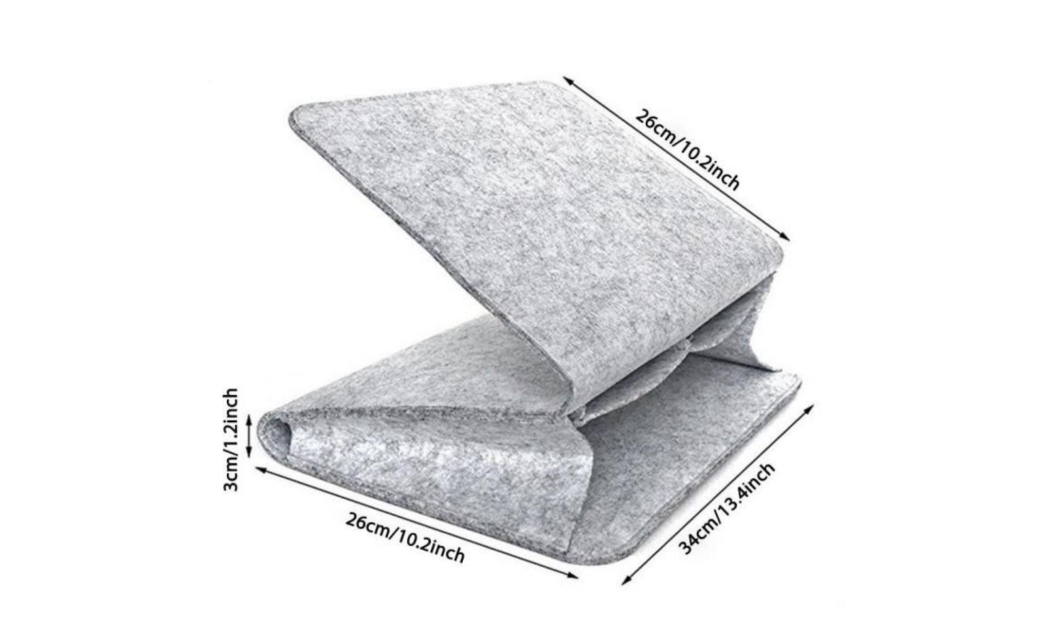 leegoal sac de rangement mural multifonctionnel pour lit (gris clair, feutre) pas cher