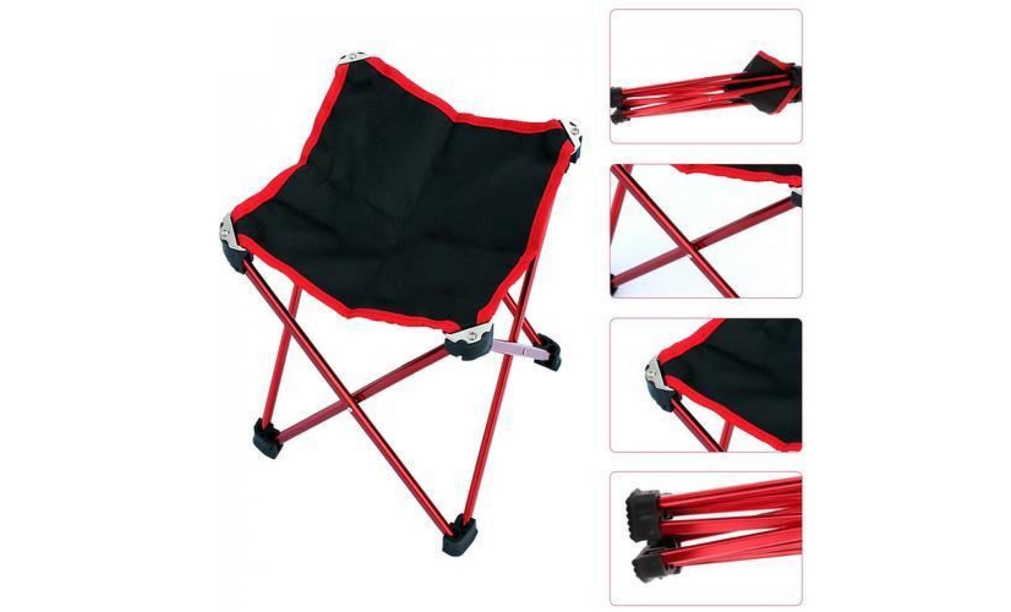 leking chaise pliante extérieure  mini ultra léger # m rouge