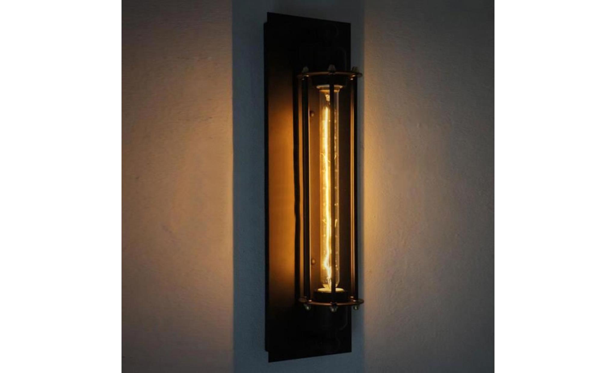 lili house applique métallique long lumière rétro style lampe de mur unique maison café pas cher