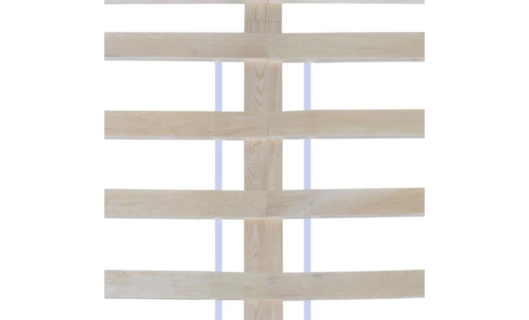 lit bois de pin massif 180 x 200 cm lit adulte lit enfant structure de lit contemporain scandinave blanc pas cher