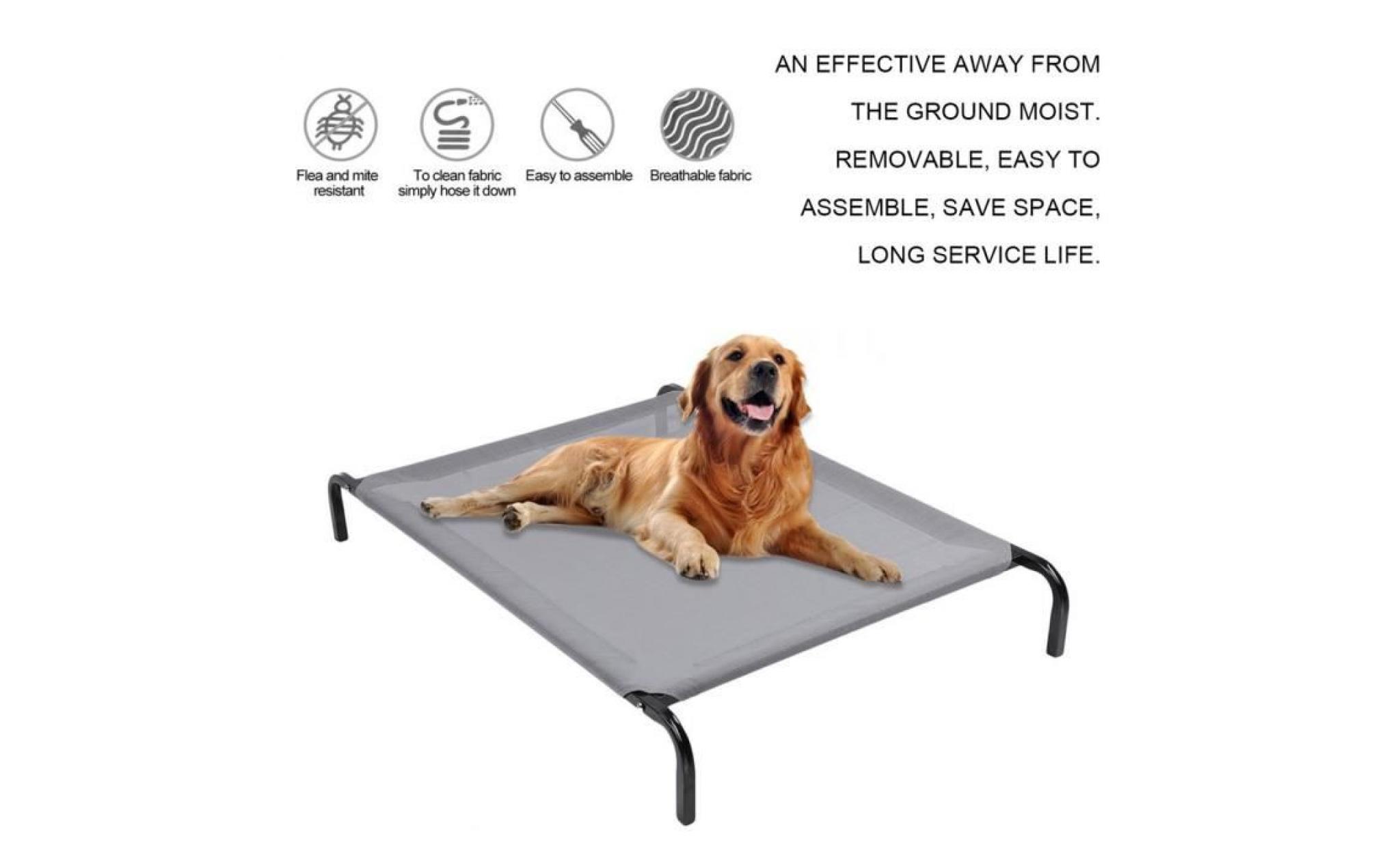 lit de camp lit surélevé pour chien animaux pas cher
