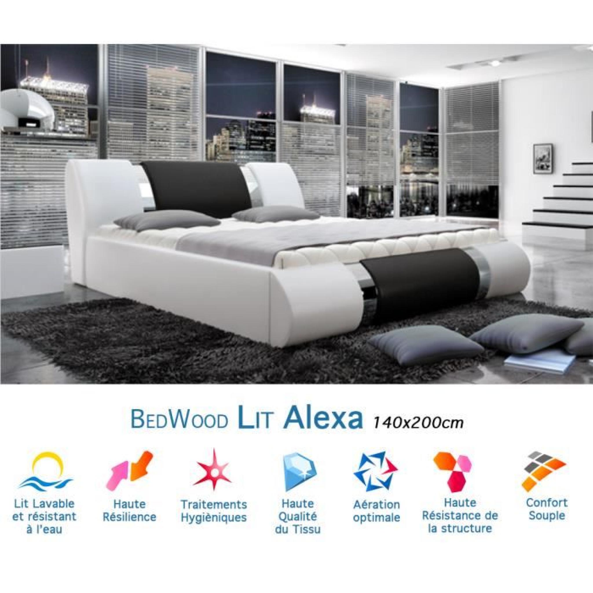 Lit Design Bedwood Alexa 140x200cm