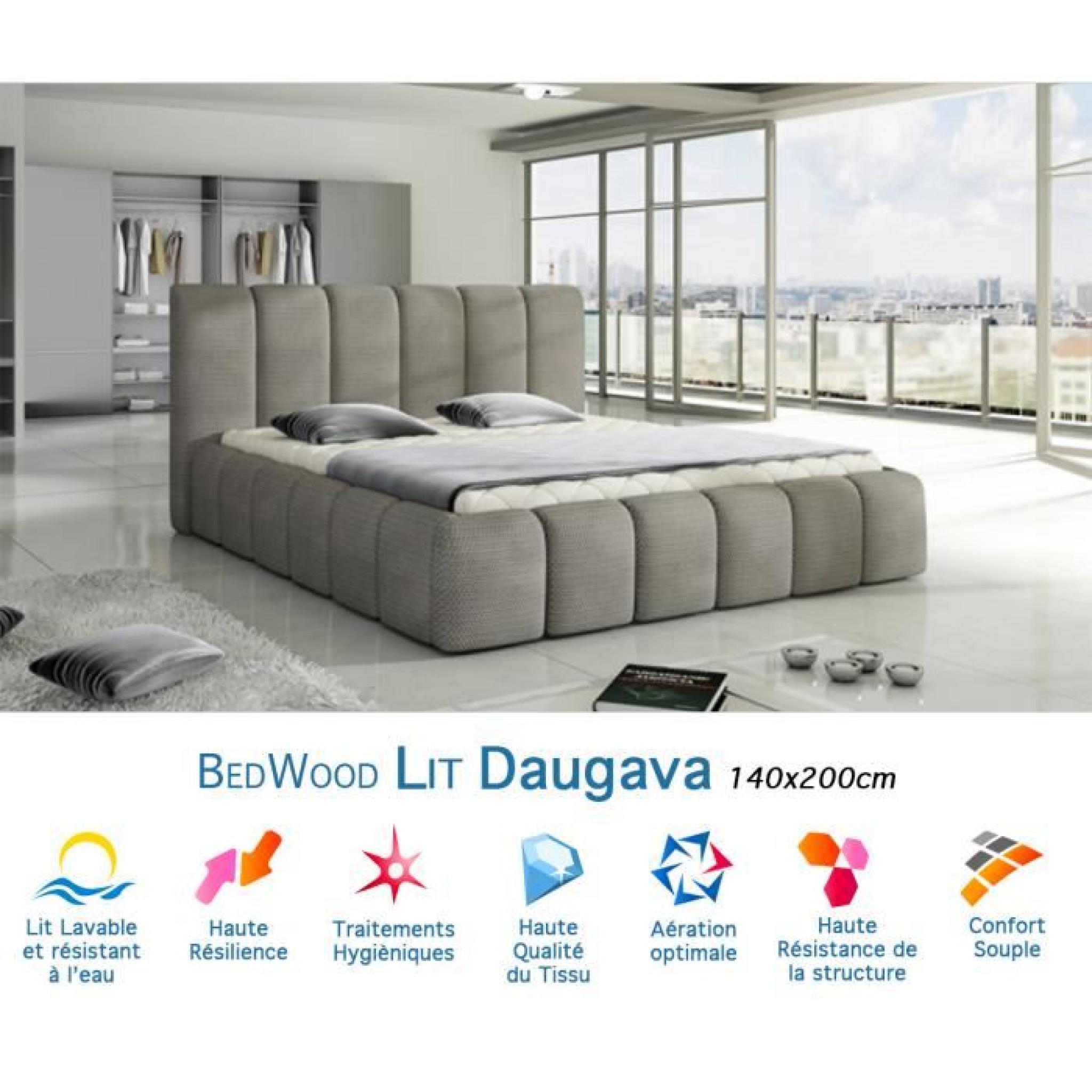Lit Design Bedwood Daugava 140x200cm