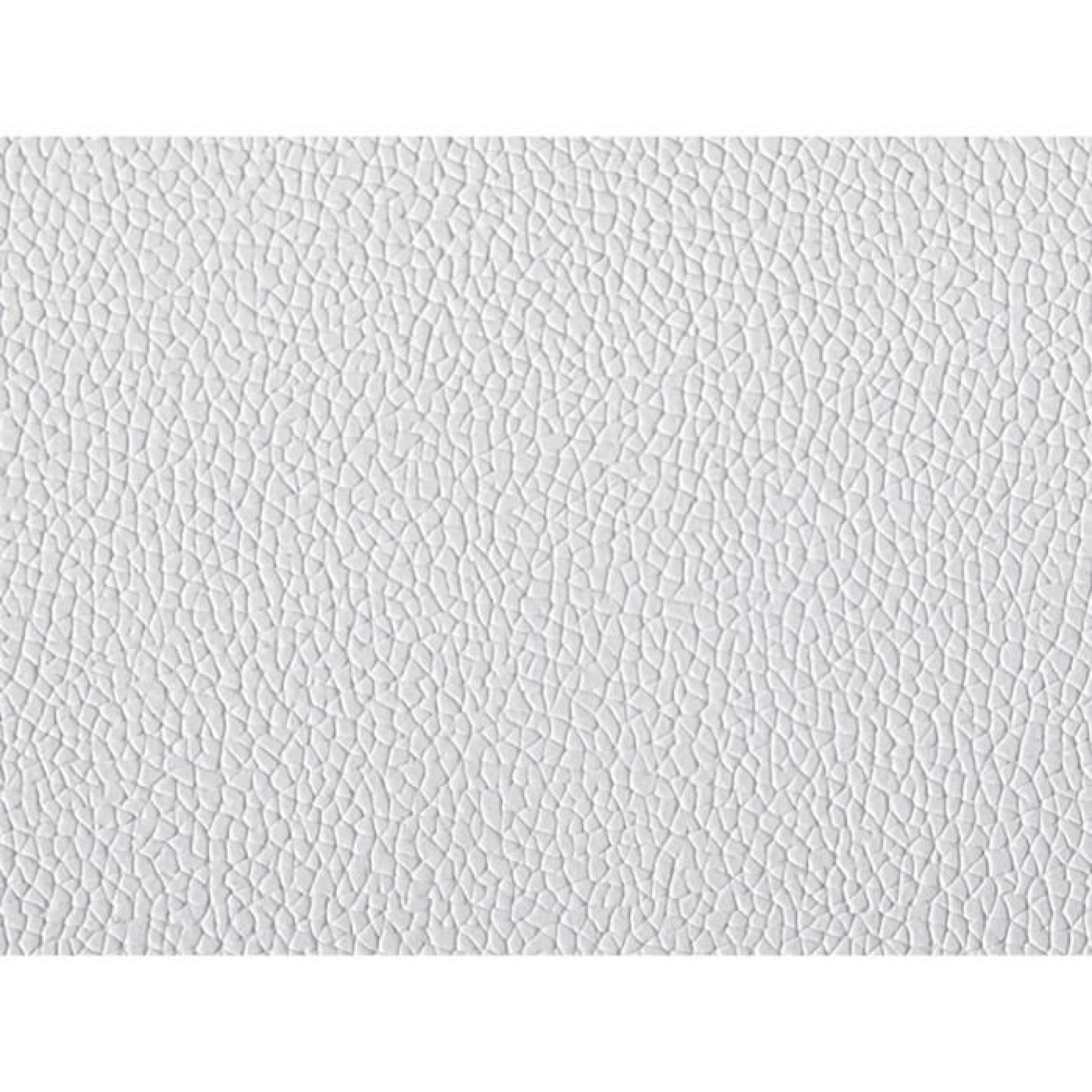 Lit design en cuir - lit rond 180x200 cm - blanc - sommier inclus - Laval pas cher