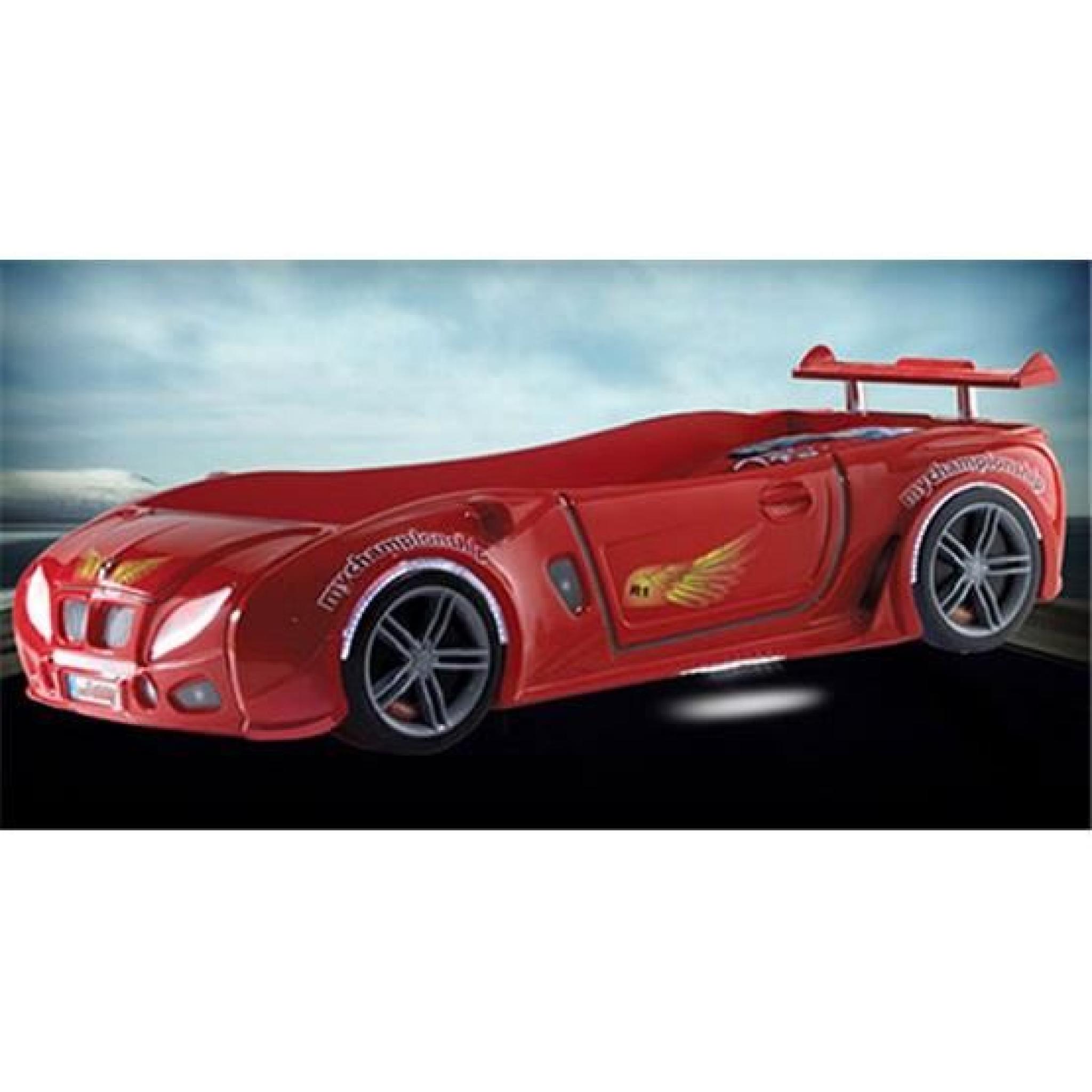 Lit enfant voiture racing Airone rouge   