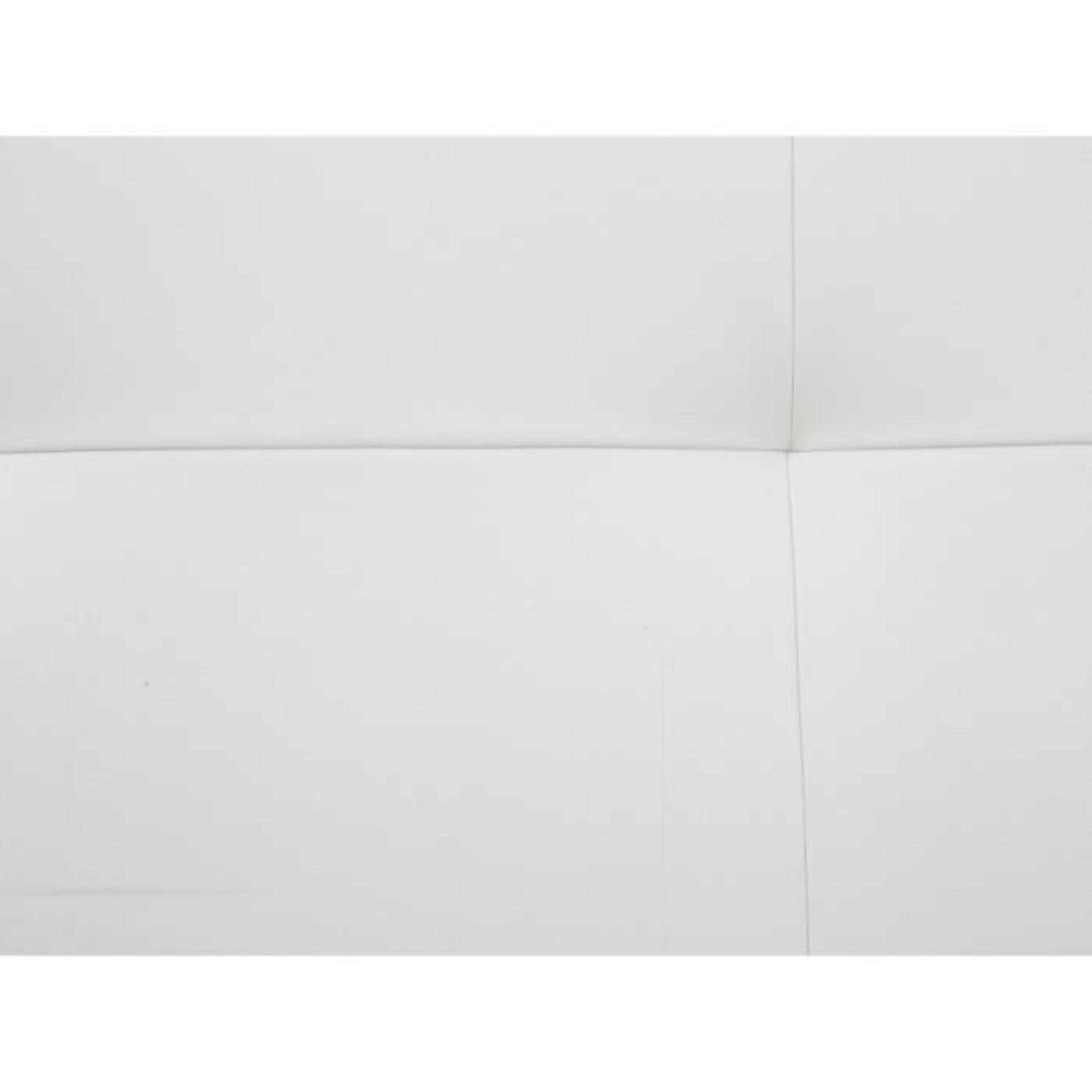 Lit SORIA - 160*200 cm - Simili blanc pas cher