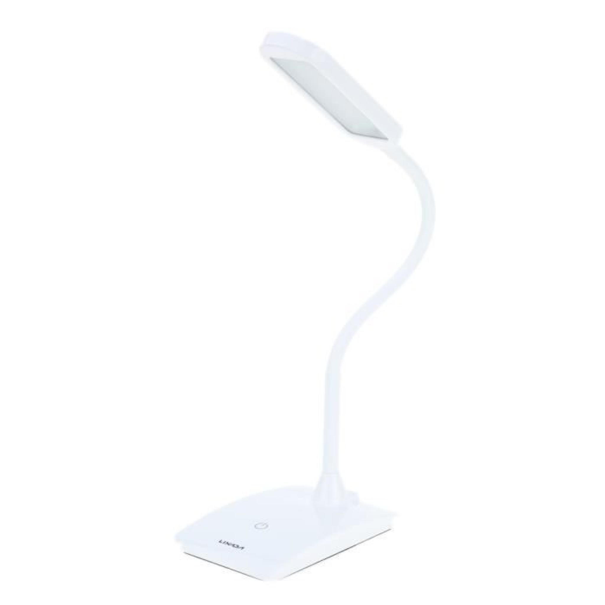  Lixada 6W rechargeable Commutateur tactile Lampe LED de lecture Protéger l'oeil luminosité réglable lampe de table pliable blanc