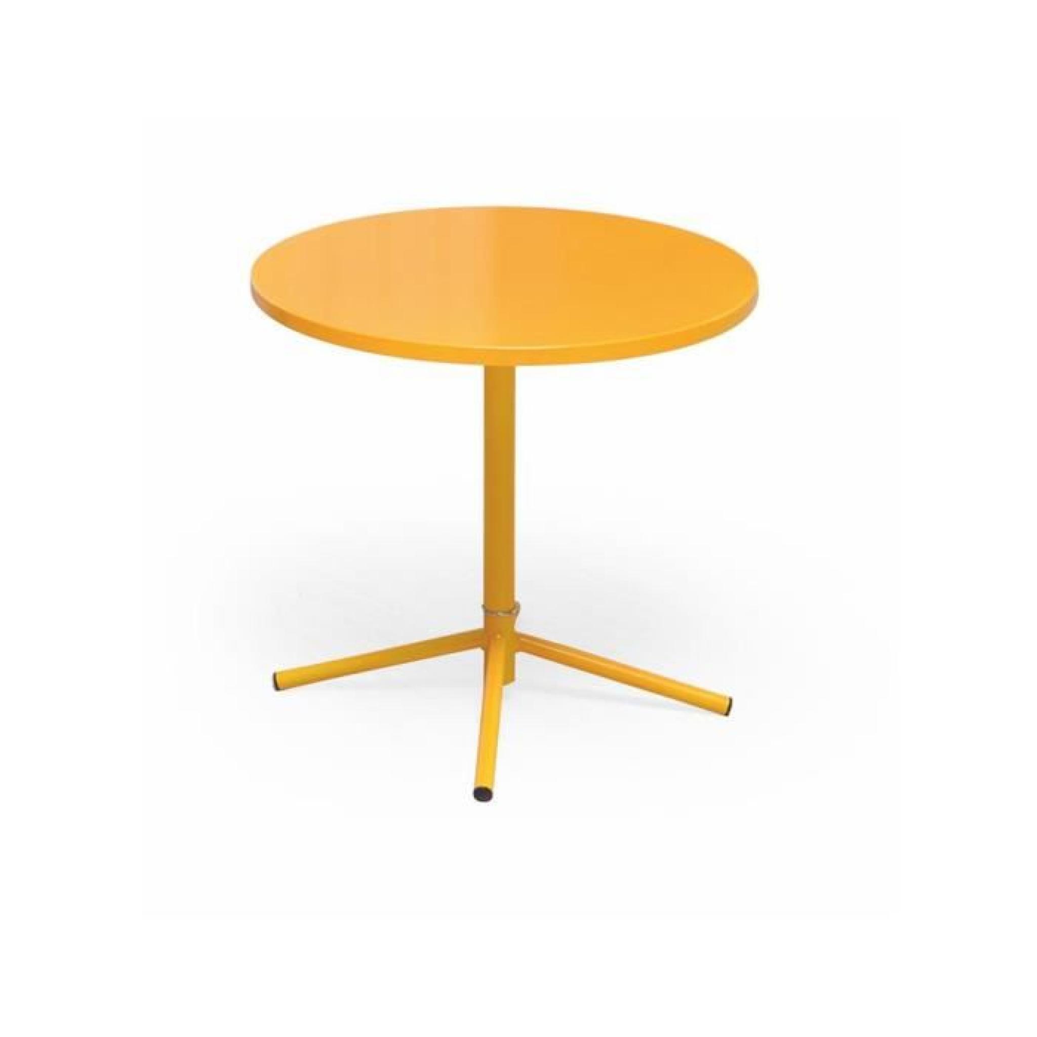 Lola Table d'appoint (HxD): 46x50 cm Couleur: Orange
