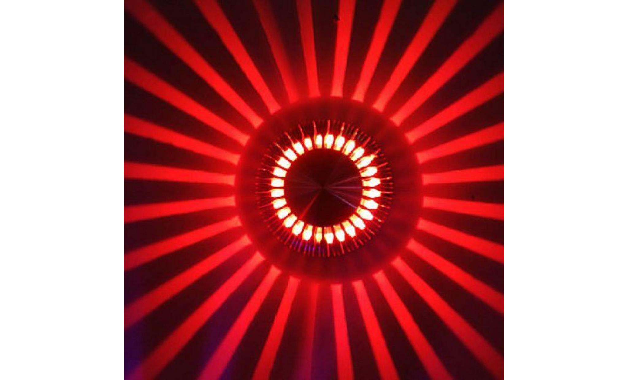 lookshop   applique murale moderne à led avec diffuseur de lumière ( ampoule incluse ) rouge