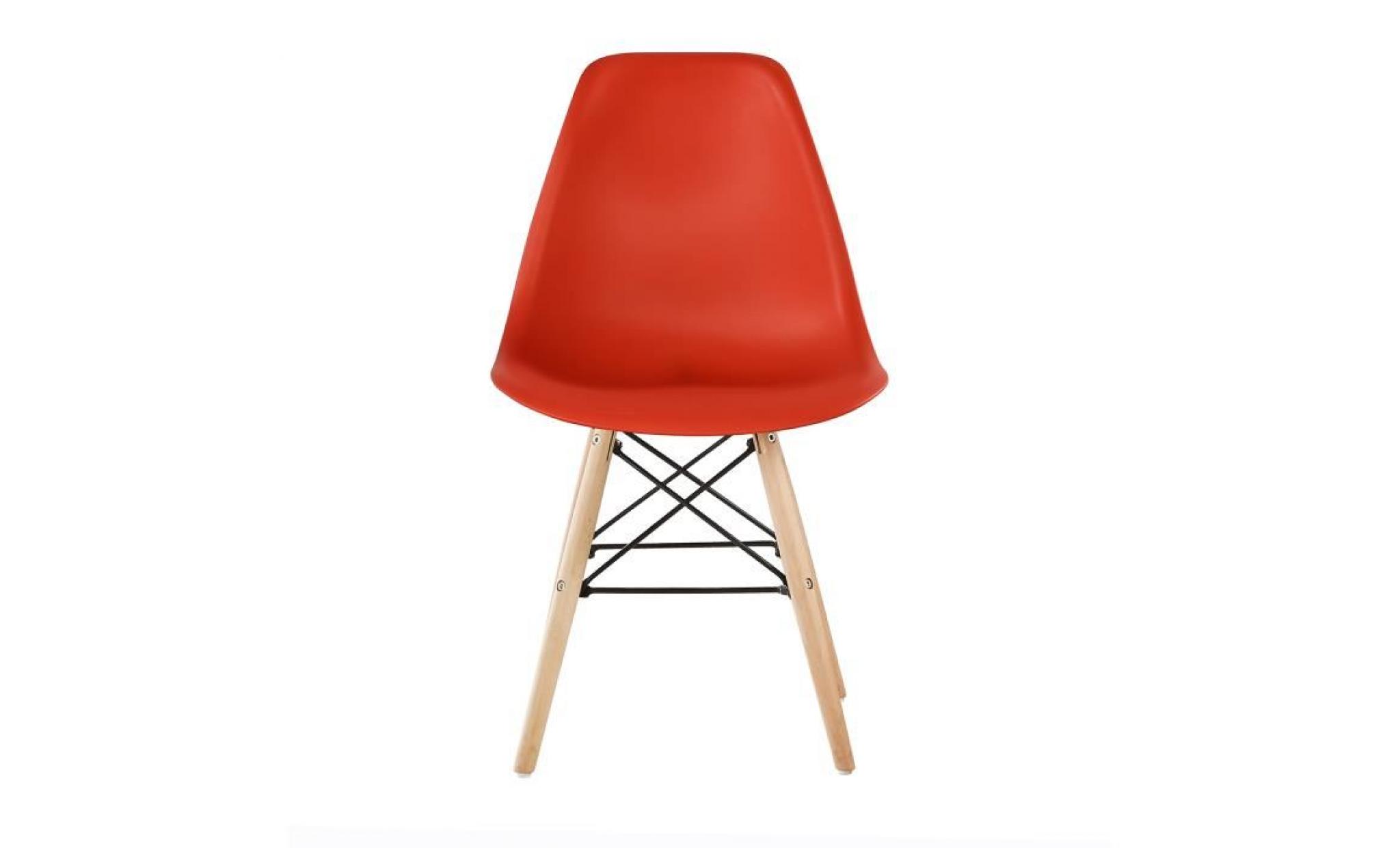 lot de 2 chaises au design moderne de style scandinave, lia par mcc (gris) pas cher
