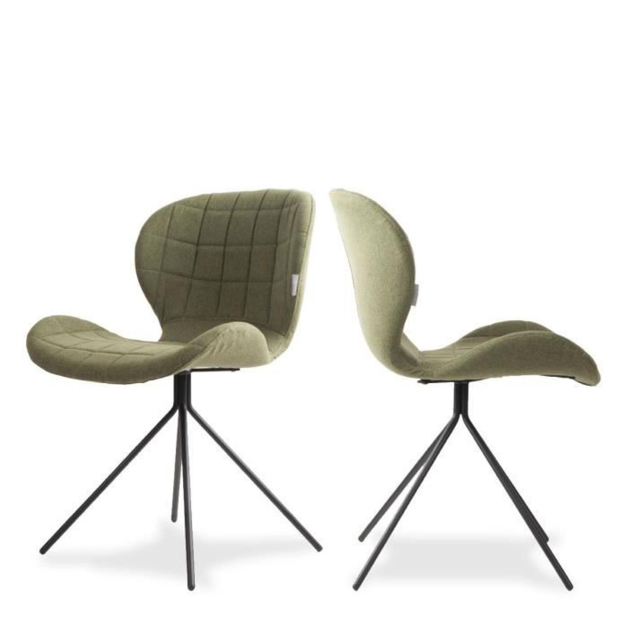 Lot de 2 chaises design OMG Couleur Vert
