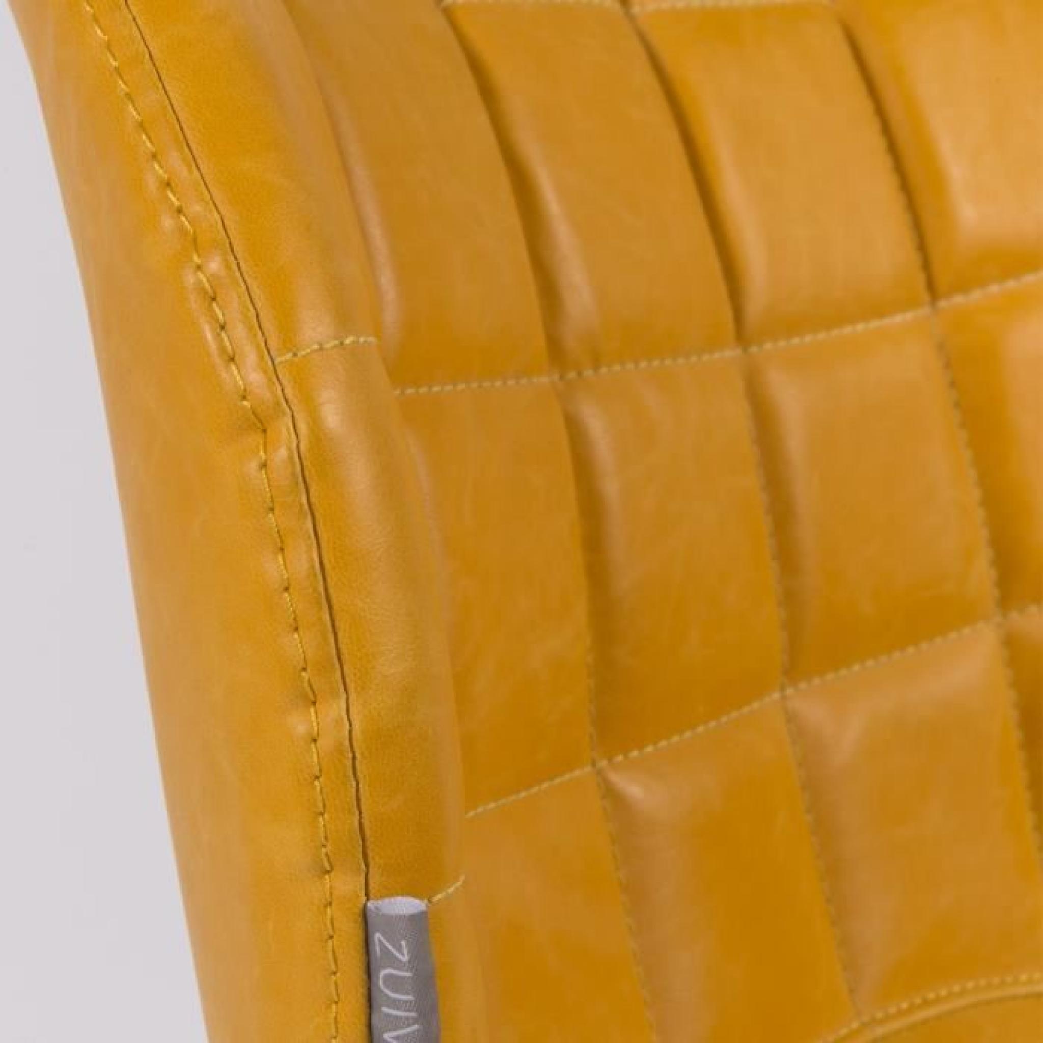 Lot de 2 chaises design OMG Skin Couleur Jaune pas cher