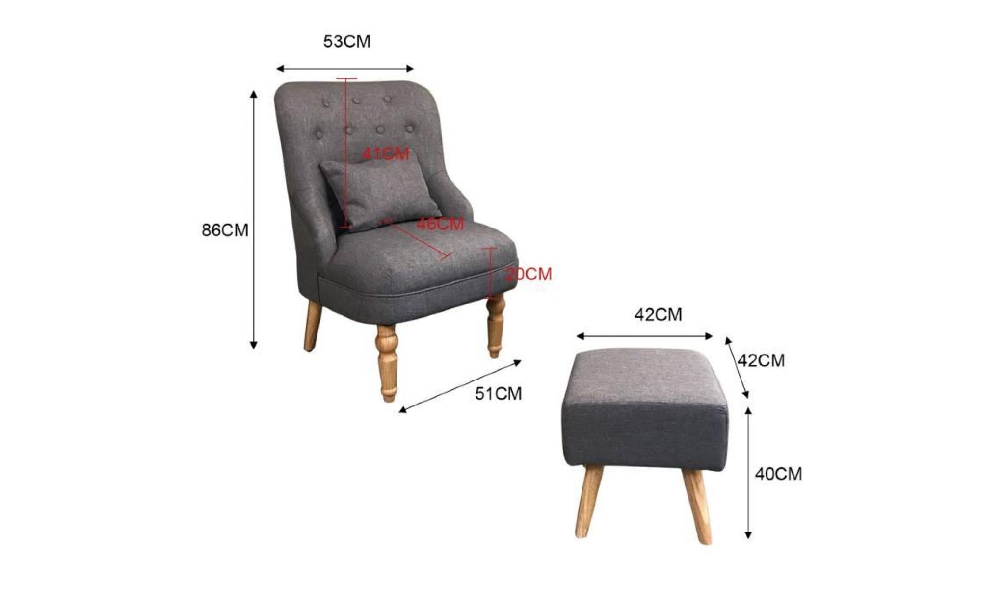 lot de 2 fauteuil chaise sofa vintage tabouret ensemble salle à manger design royales argent pas cher