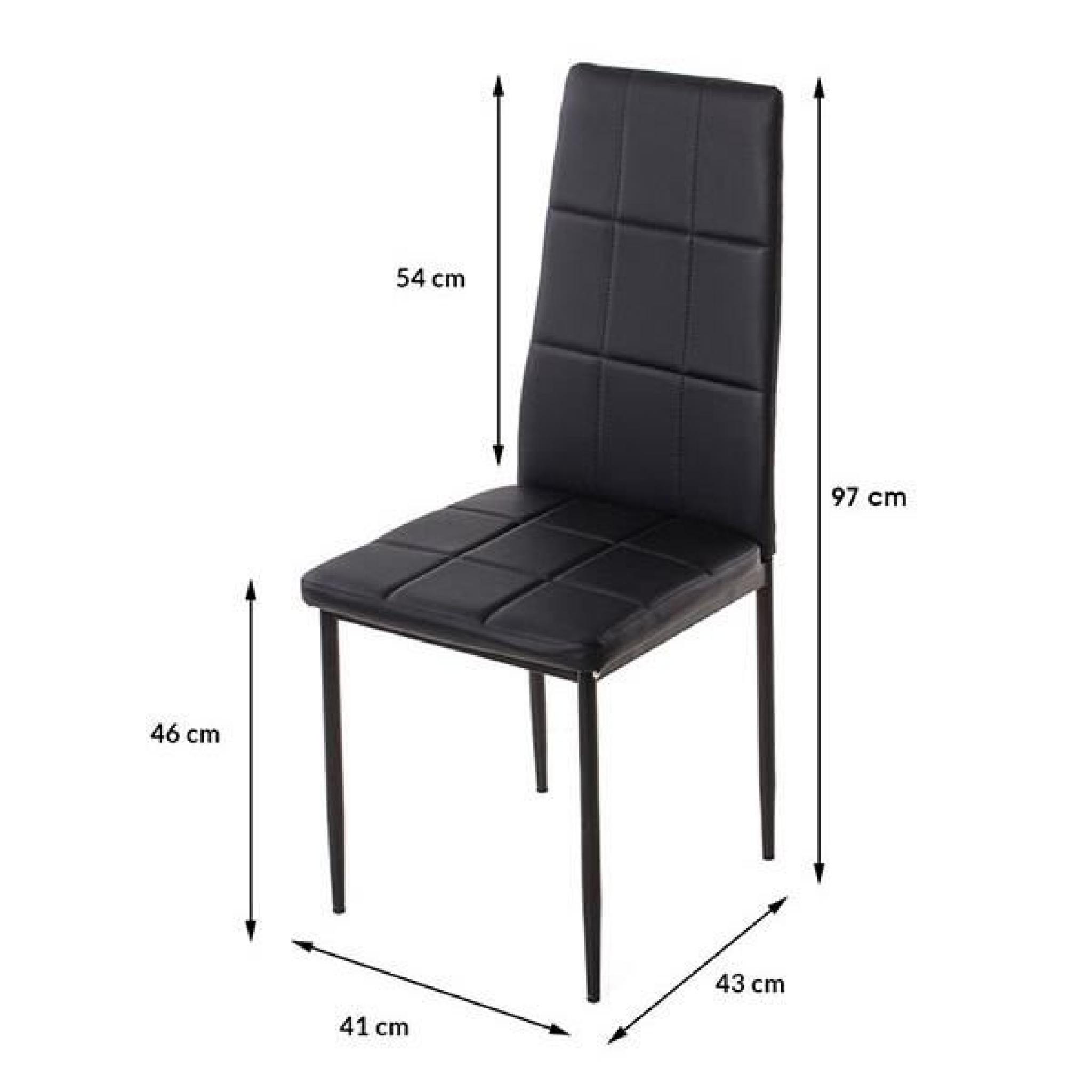 Lot de 4 belles chaises design PRADO Grises design contemporain  salle conférence maison pas cher