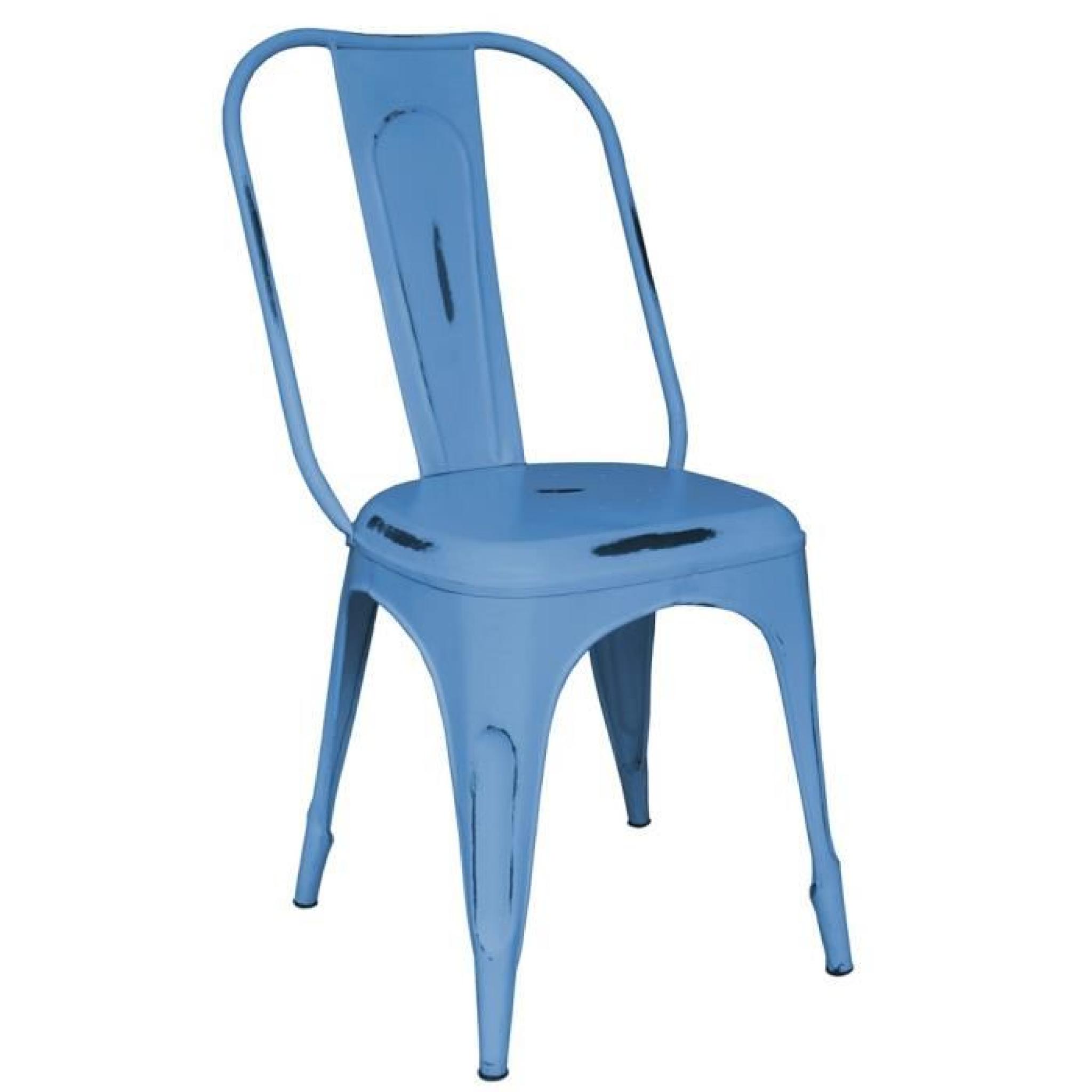 Lot de 4 chaises Swithome Vintage Bleu