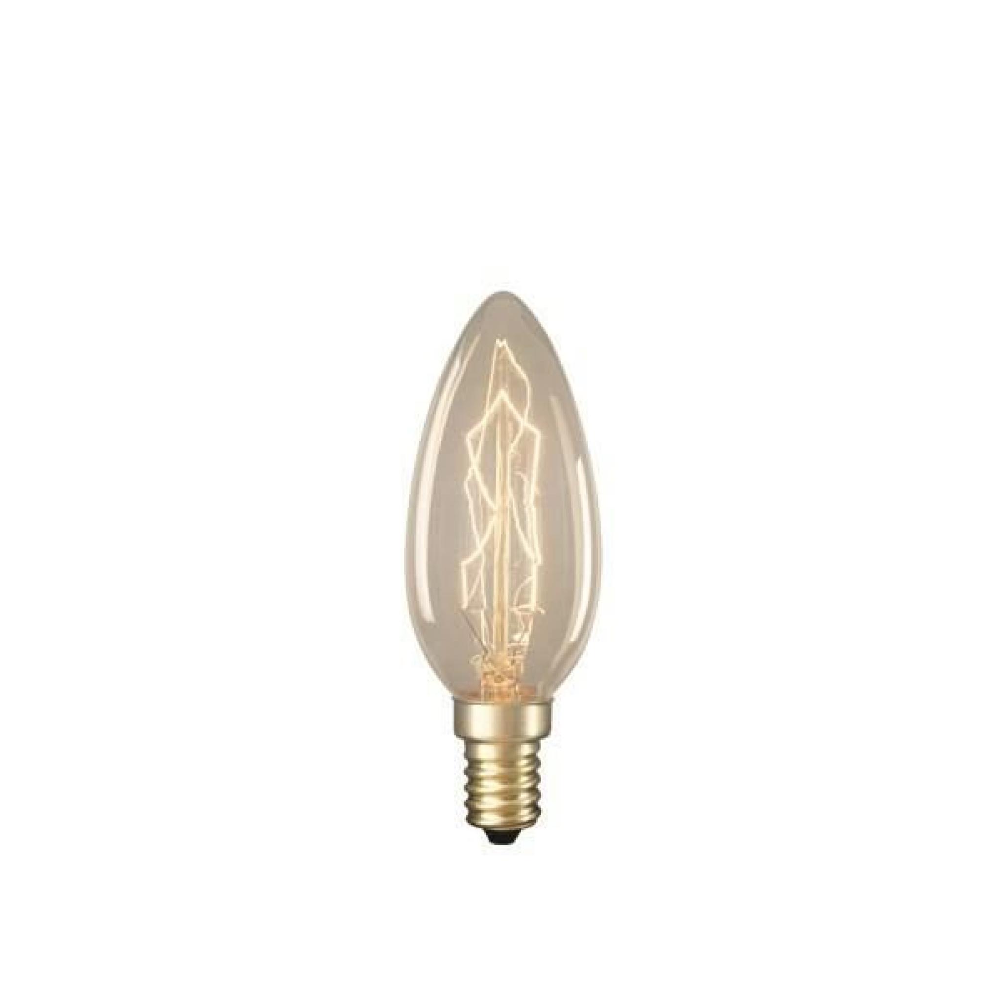 Lots de 3 Lampes vintage bulb Edison E14 C35 pas cher