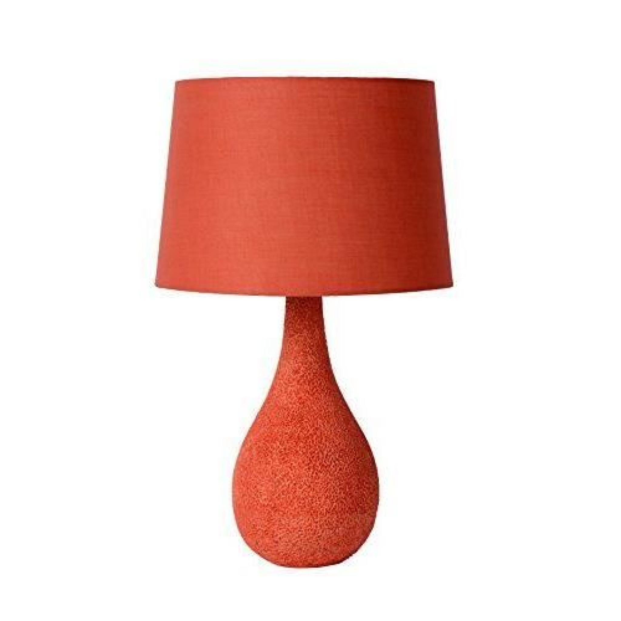 Lucide 13507/81/57 Polli Lampe de Table E14 Orange 41 x 25 cm