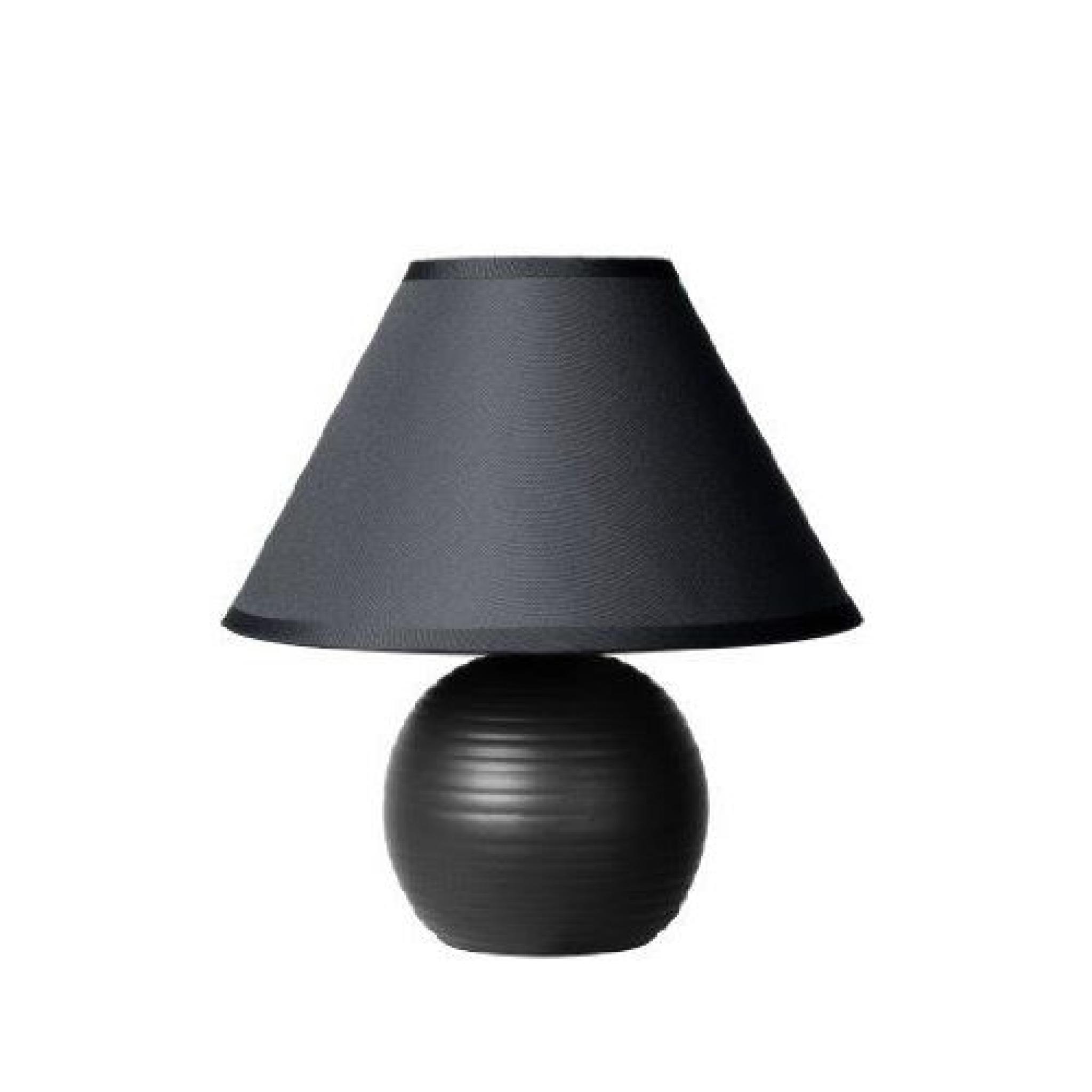 Lucide 14550/81/30 Kaddy Lampe de Table Noir Cé…