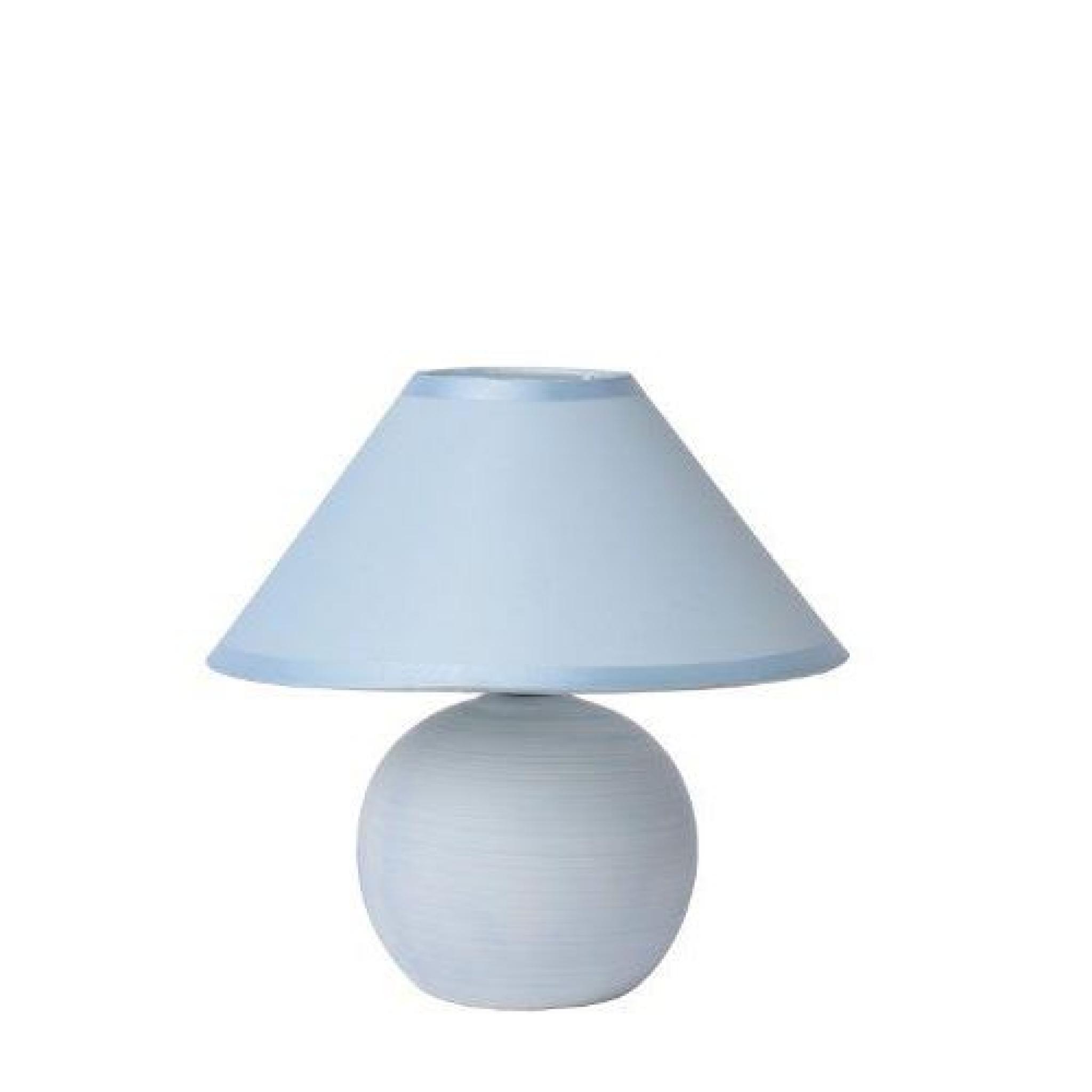 Lucide 14552/81/35 Faro Lampe de Table Bleu Cér…