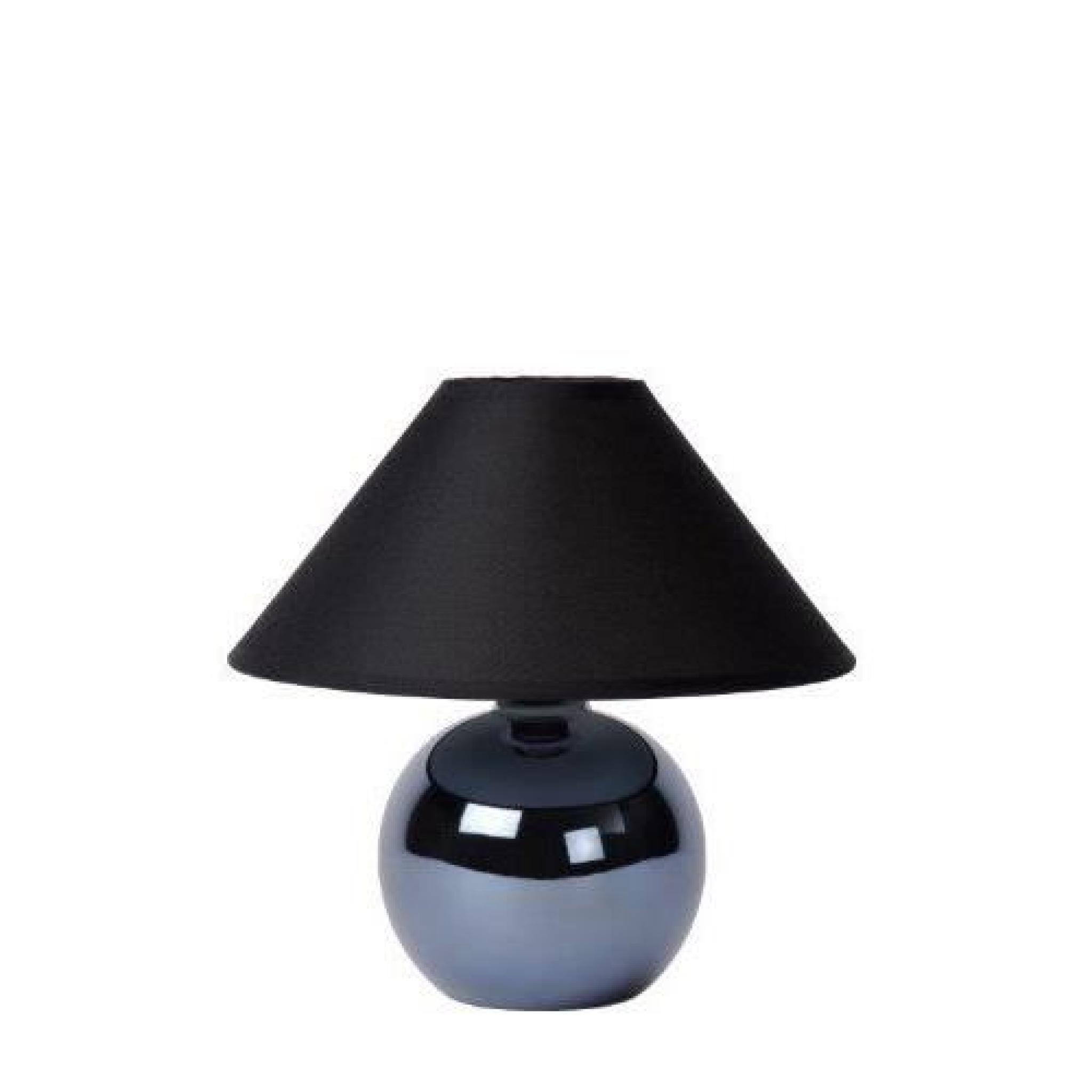 Lucide 14553/81/30 Faro Lampe de Table Noir Cér…