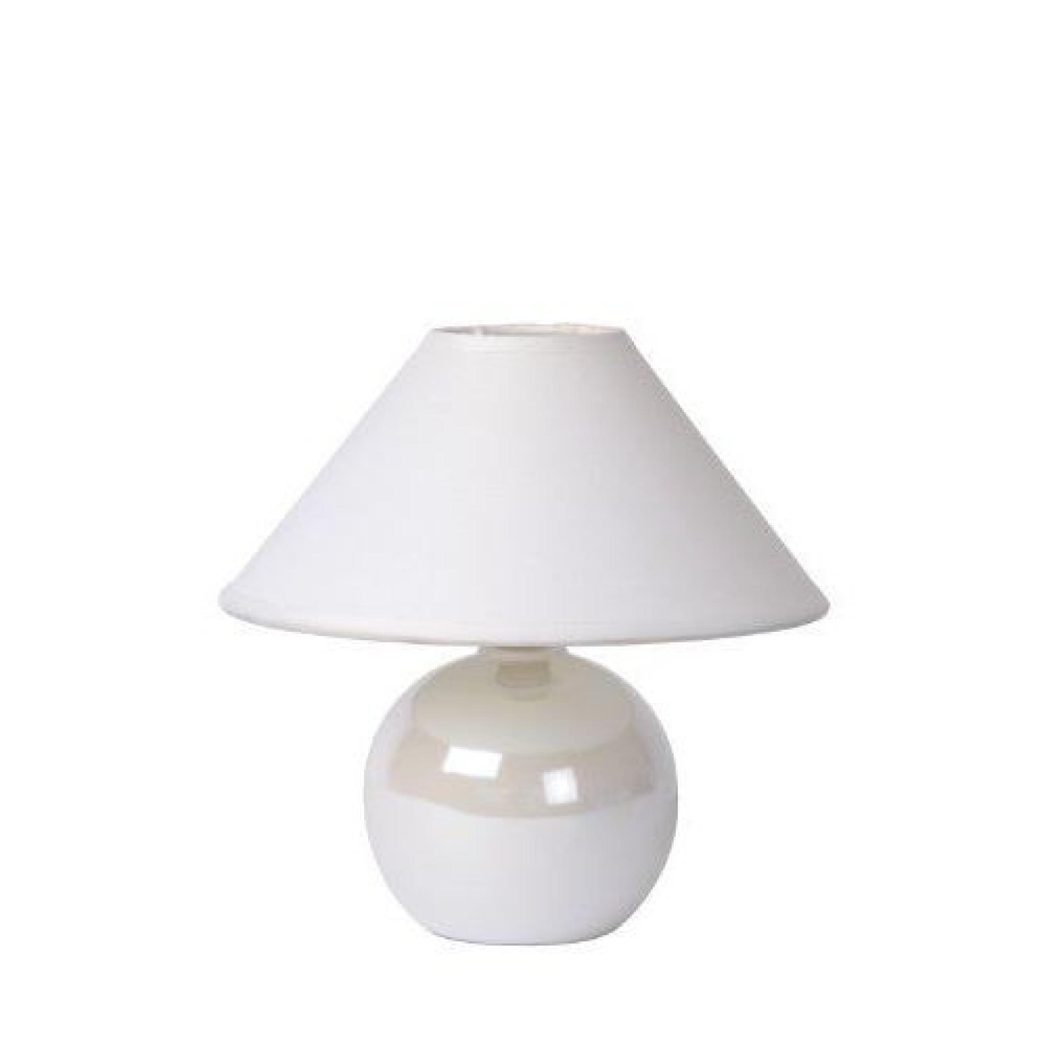 Lucide 14553/81/31 Faro Lampe de Table Blanc Cé…