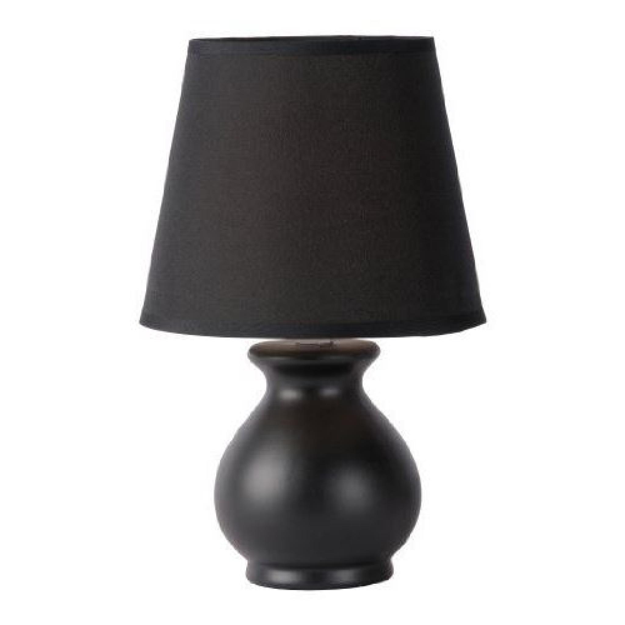 Lucide 14561/81/30 Mia Lampe de Table Noir Céra…