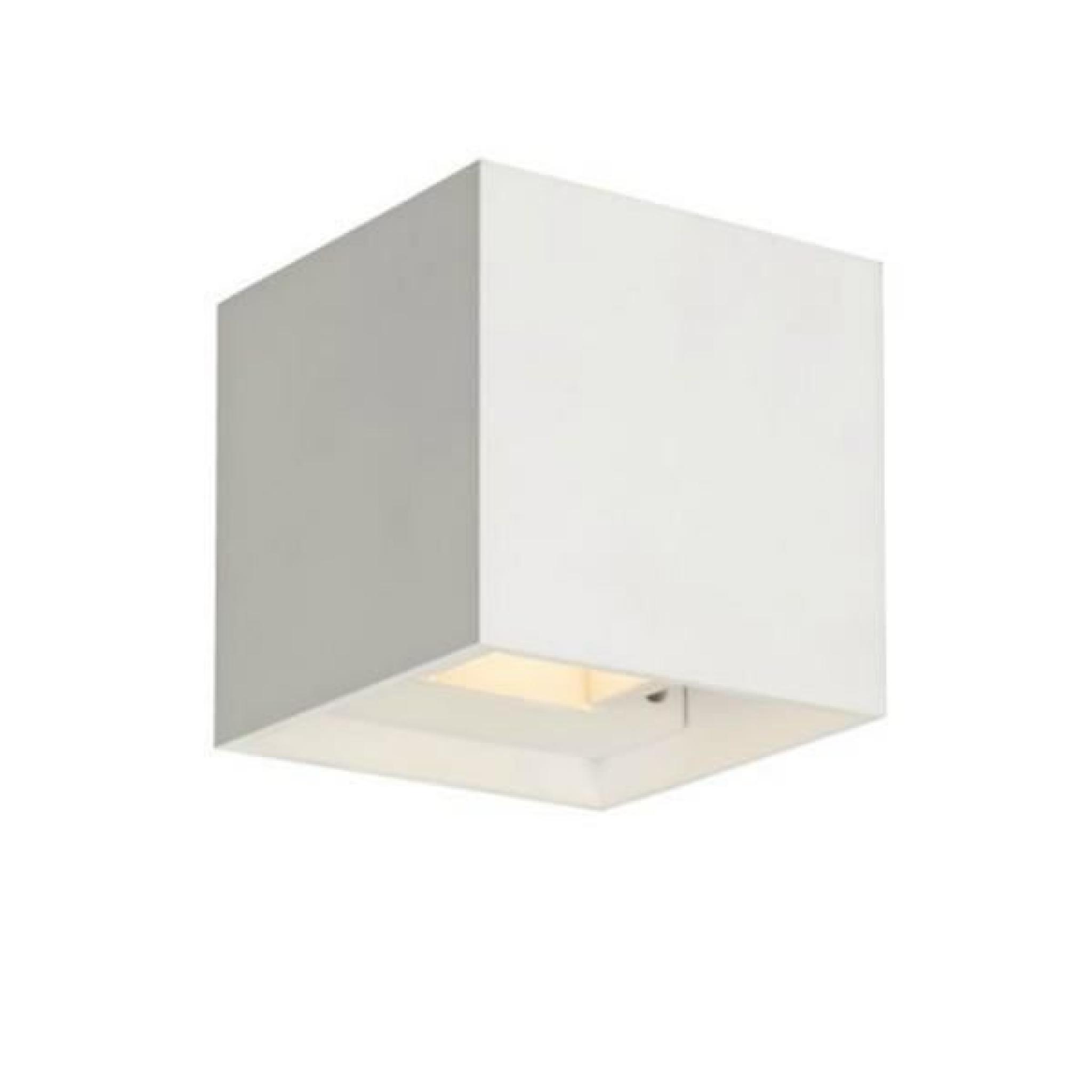 Lucide - Applique extérieure cubique XIA LED blanc