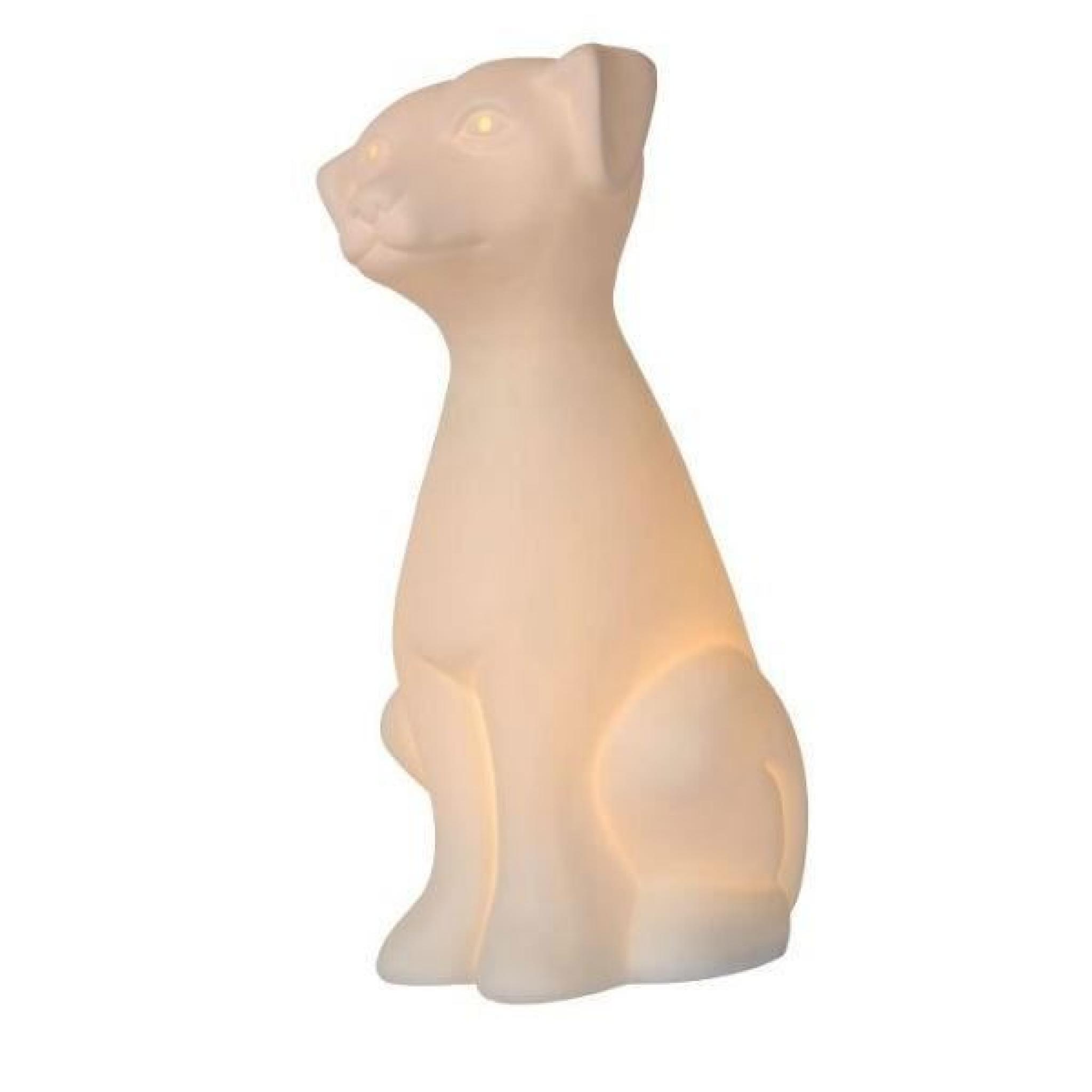 Lucide - Lampe de table Dog classique blanc - C...