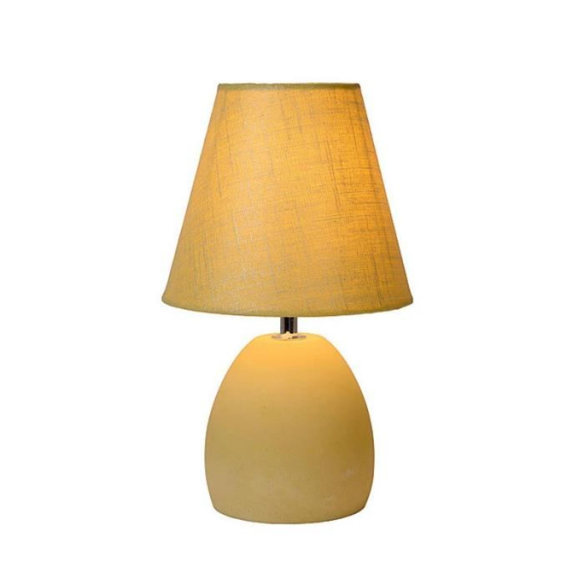 Lucide - Lampe de table Solo D18 cm - Jaune
