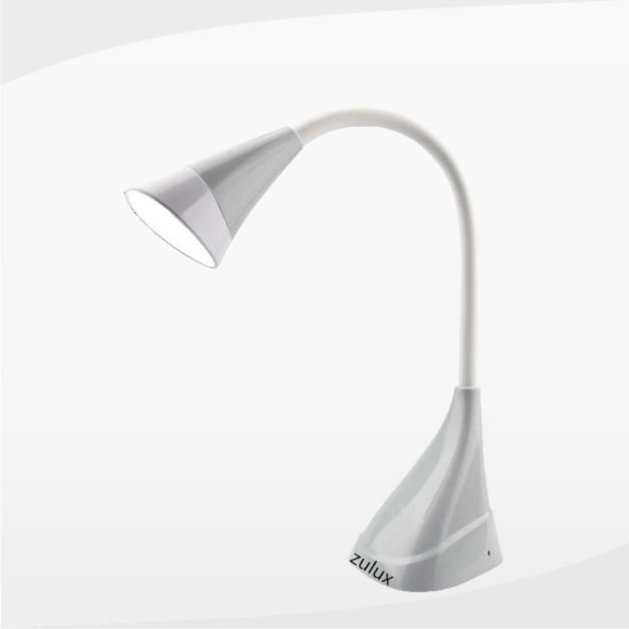 Lumière de Nuit LED lampe de Chevet Rechargeble par USB - Luminosité Réglable - Gris