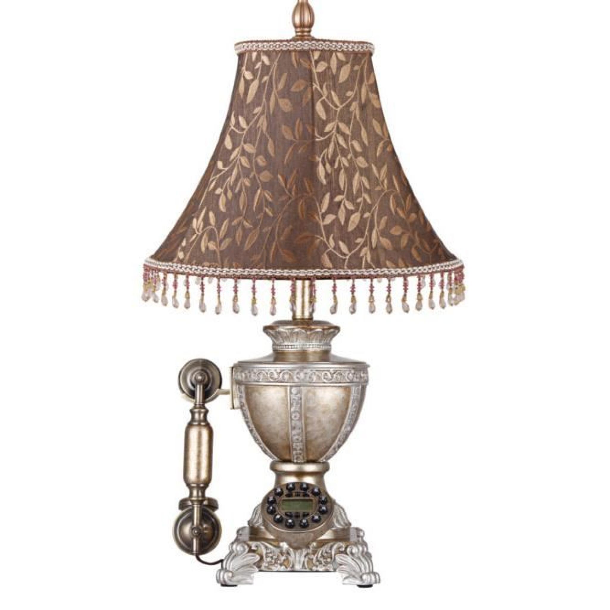 Luxueuse lampe de chevet téléphone victorien steampunk vintage chateau