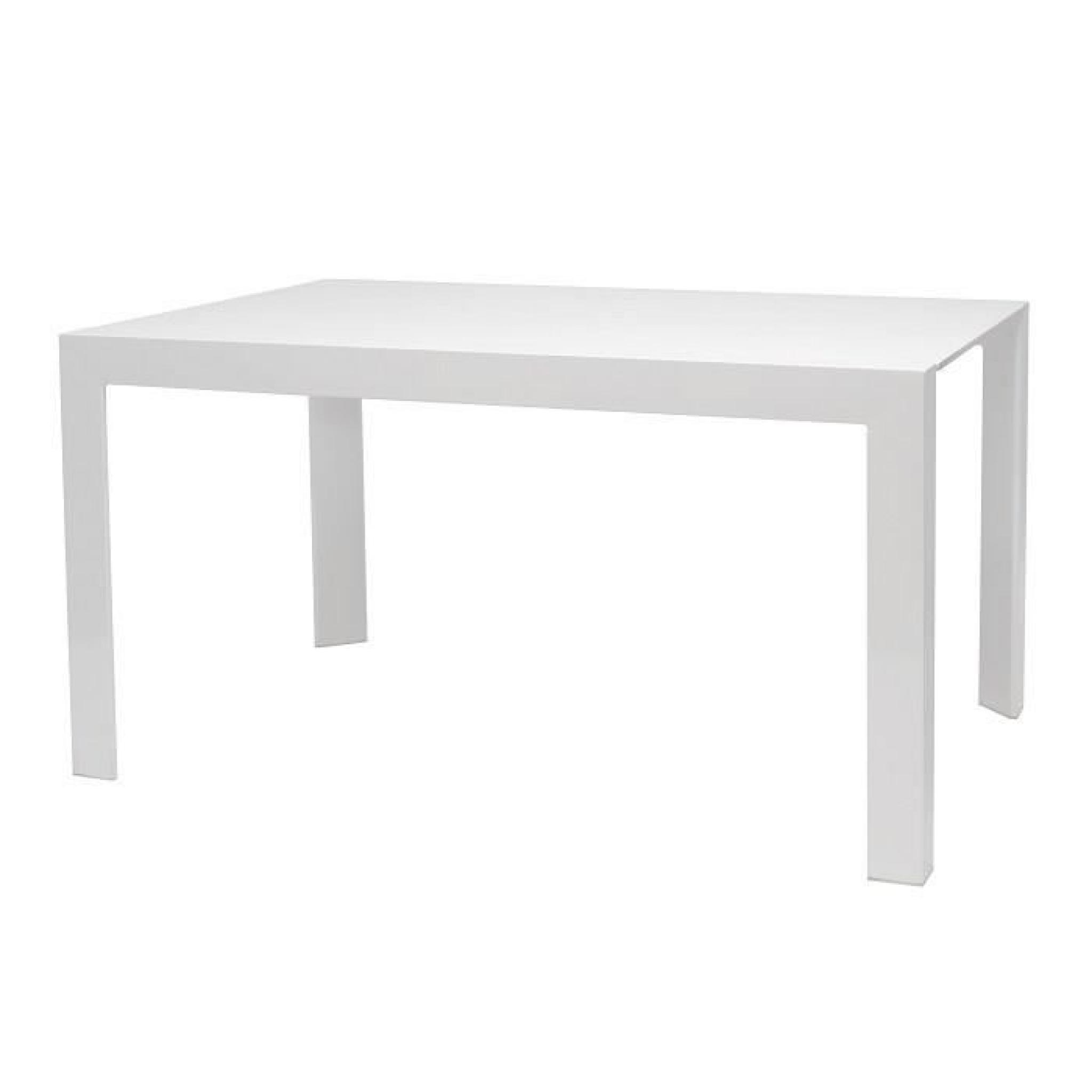 MAGIK Table à manger extensible 90-140x75 cm blanc pas cher