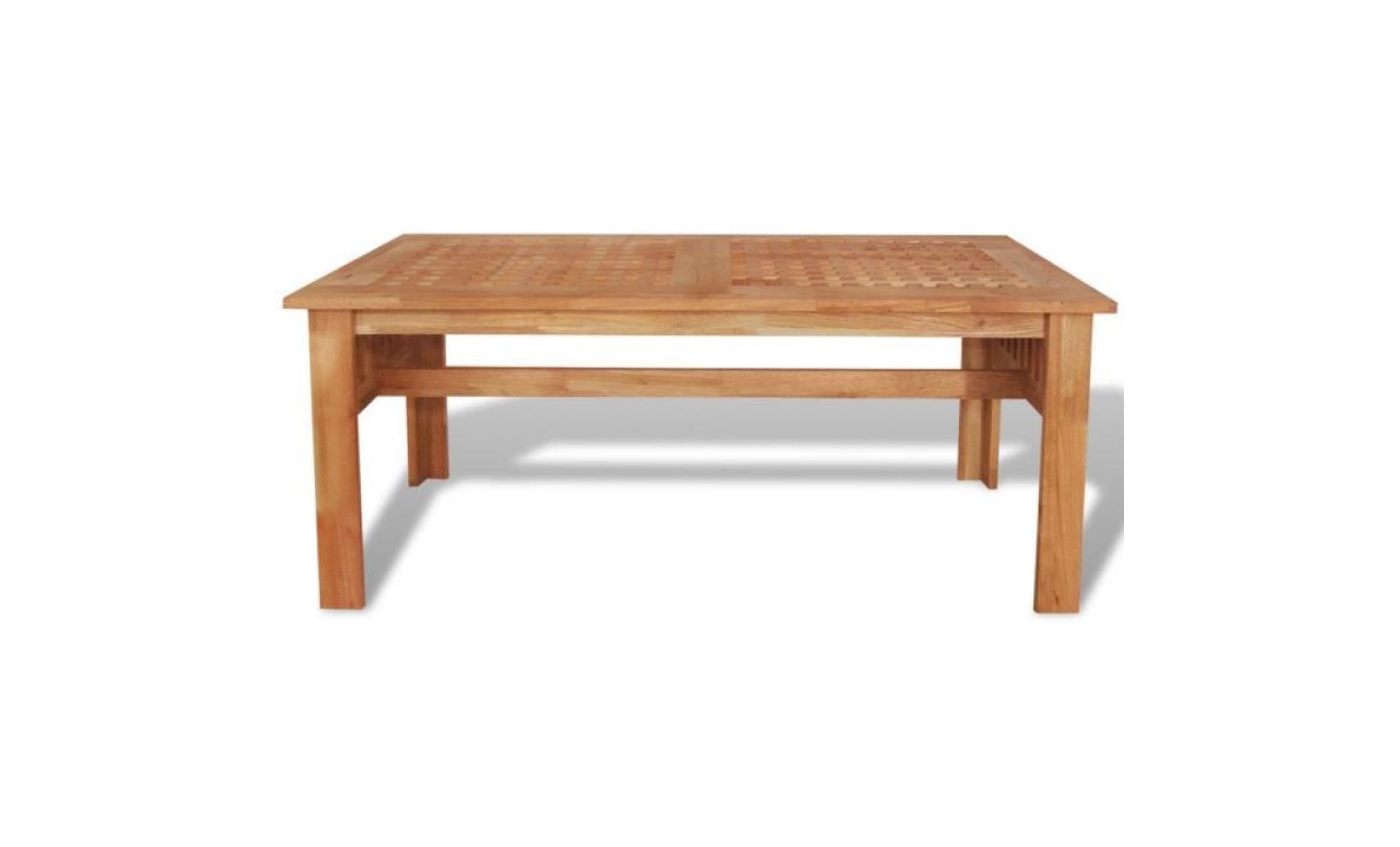 magnifique table basse bois de noyer massif 100 x 54 x 40 cm
