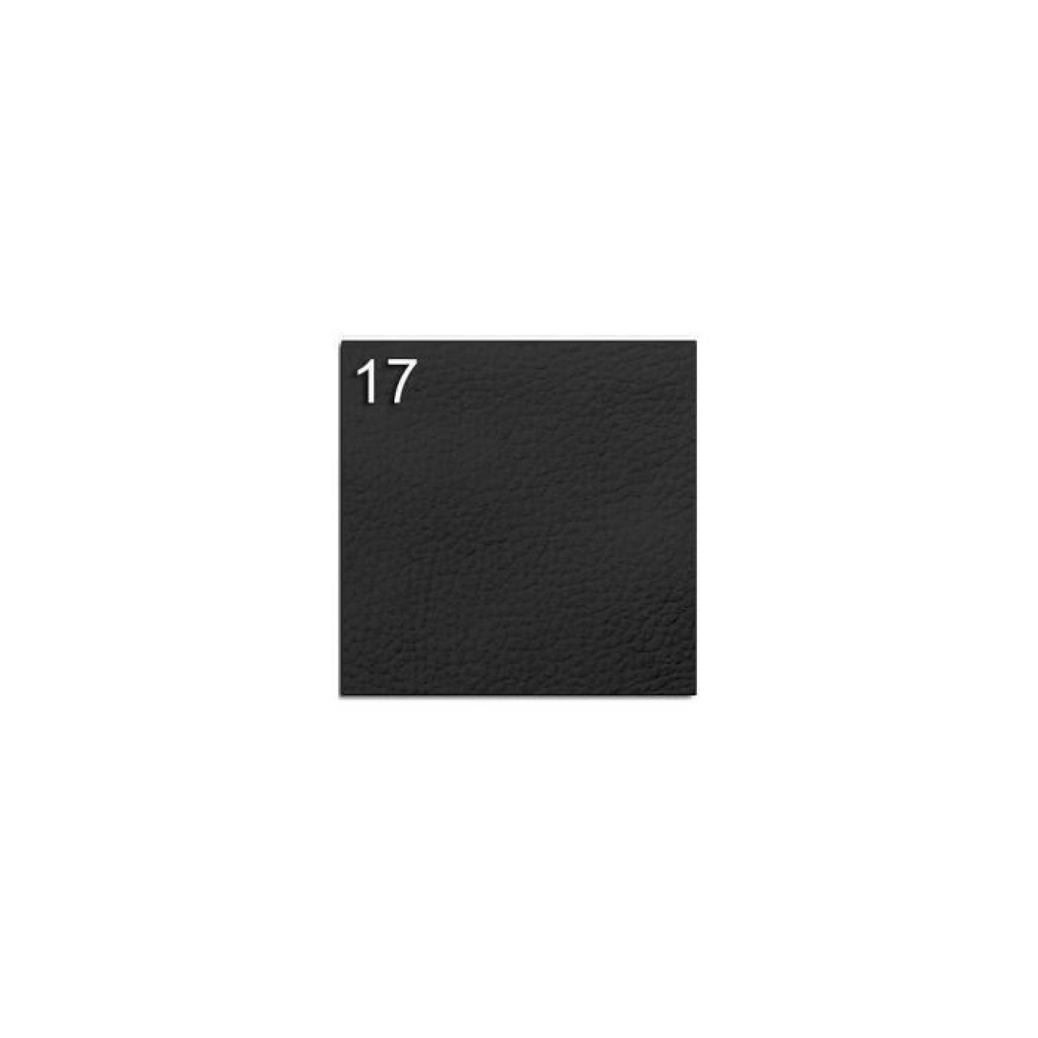 Malibu Lux Lit rembourré en cuir écologique Noir 17 160x200 cm pas cher